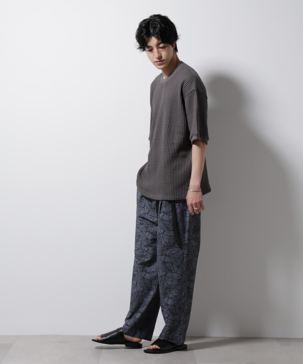 オニワッフルビッグTシャツ 五分袖 6725124216
