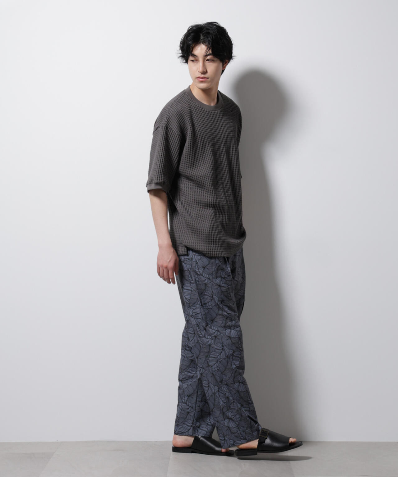 オニワッフルビッグTシャツ 五分袖 6725124216