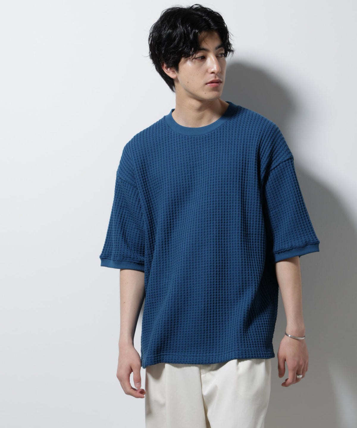 オニワッフルビッグTシャツ 五分袖 6725124216