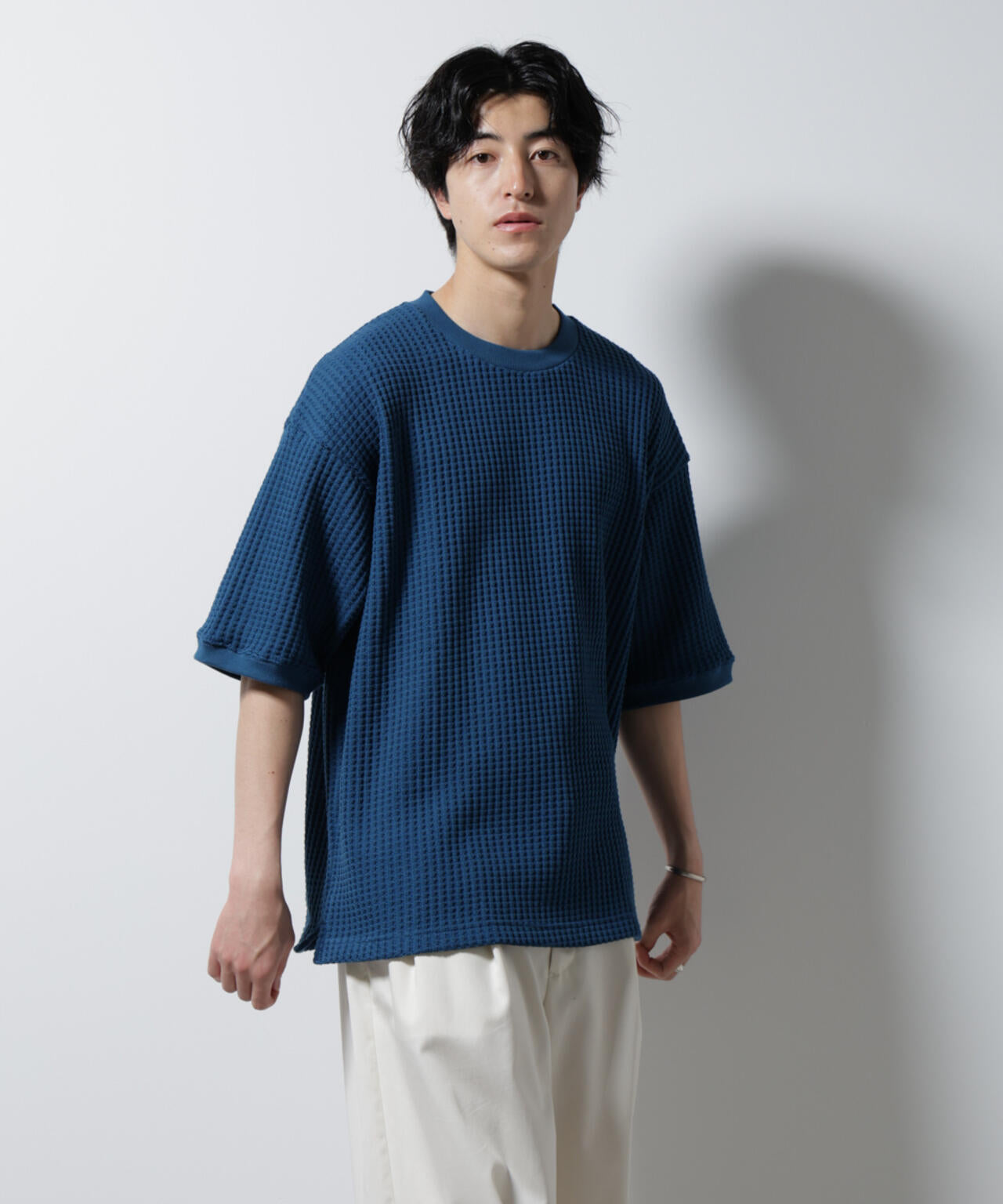 オニワッフルビッグTシャツ 五分袖 6725124216