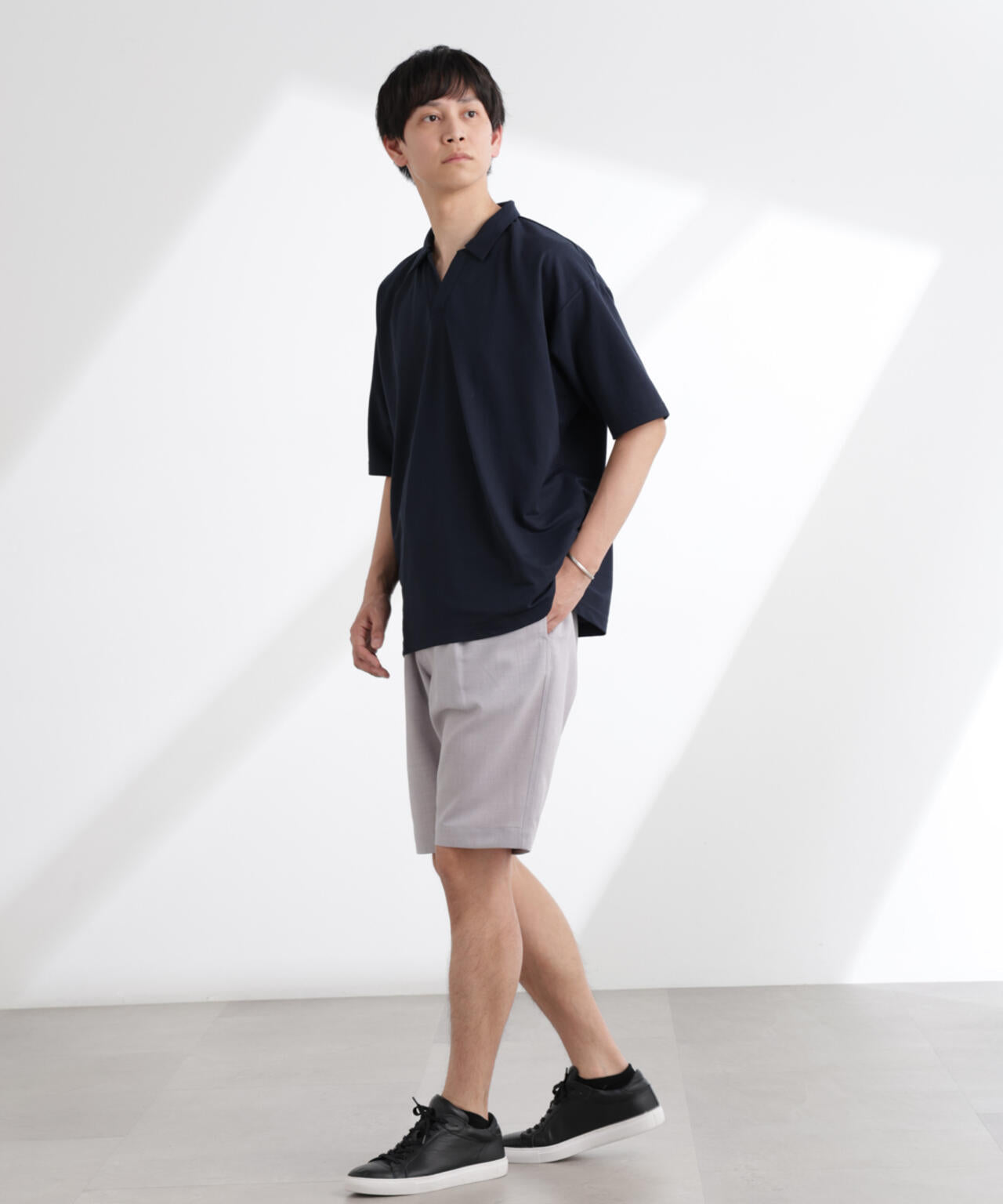 レーヨンナイロンポンチスキッパーシャツ 半袖 6725124217
