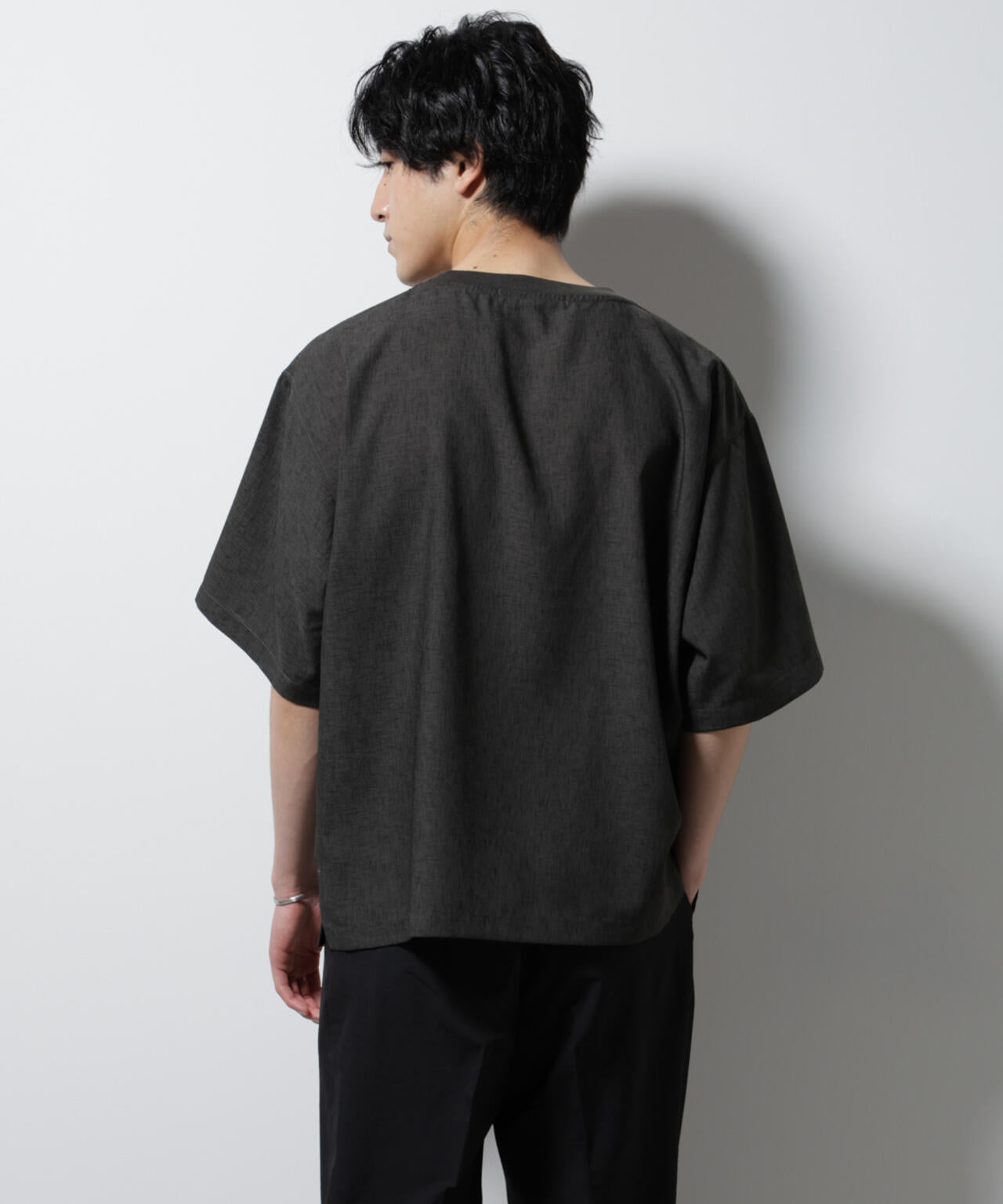 テックリネン布帛Tシャツ 半袖 6725124222