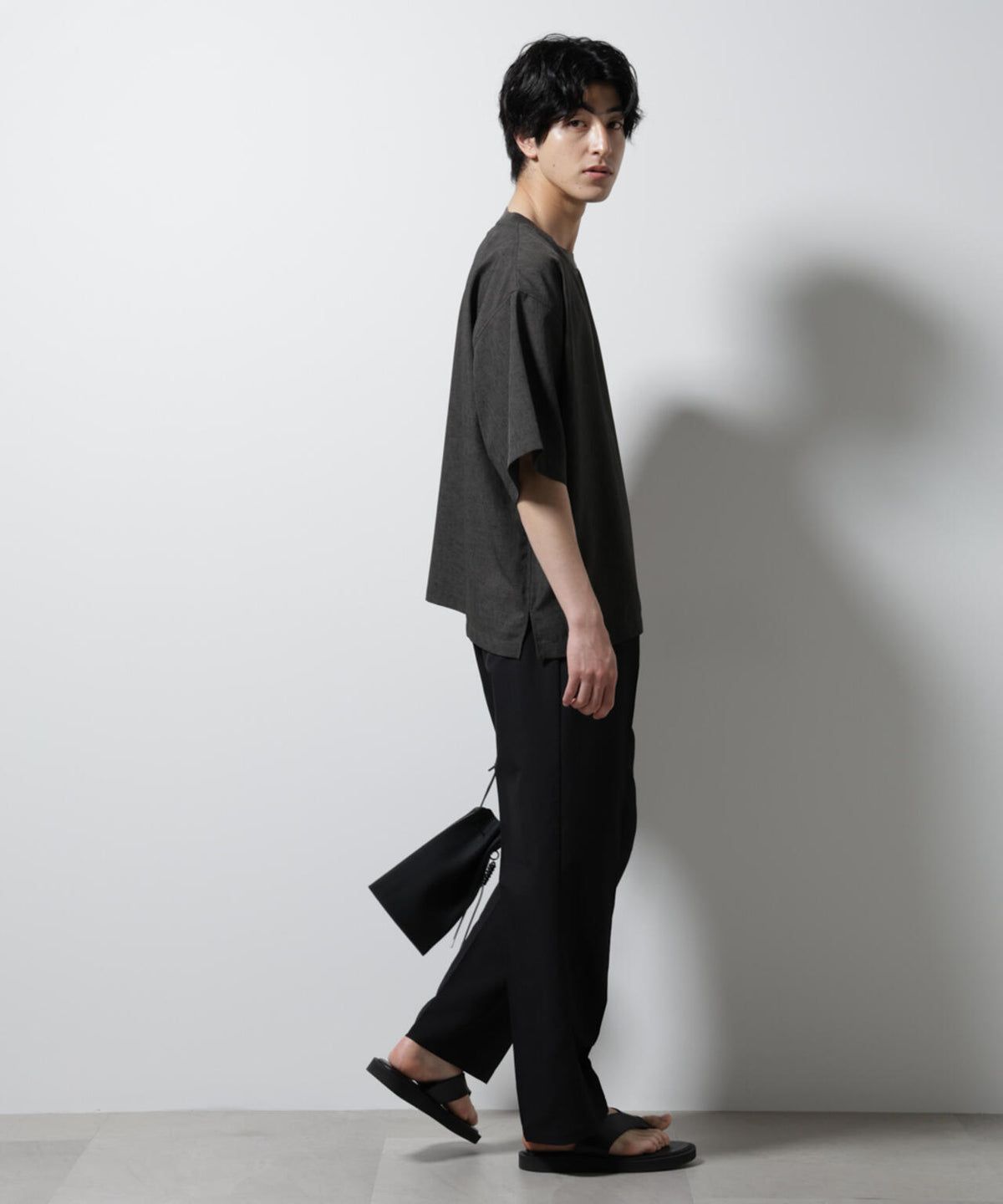 テックリネン布帛Tシャツ 半袖 6725124222