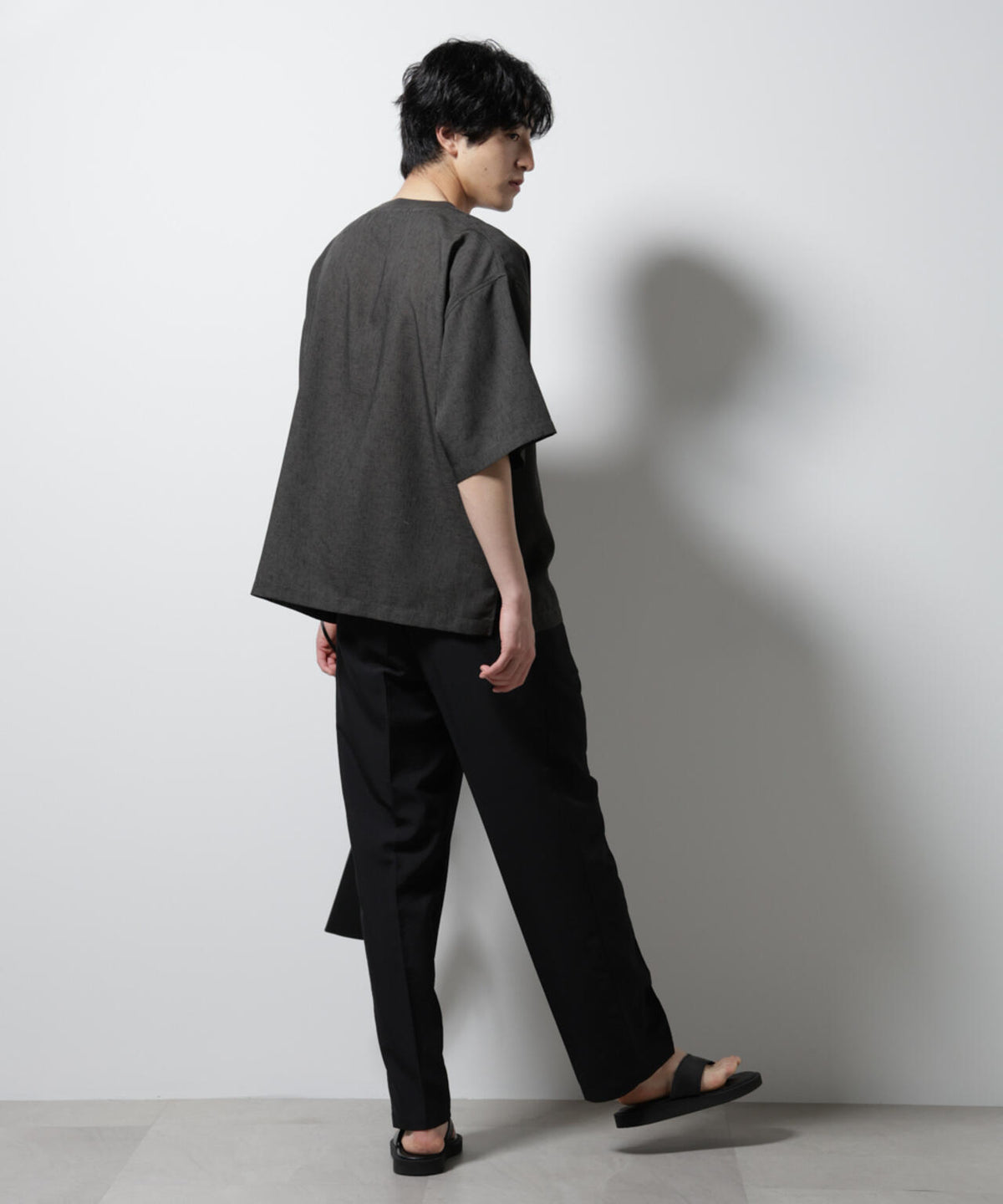 テックリネン布帛Tシャツ 半袖 6725124222