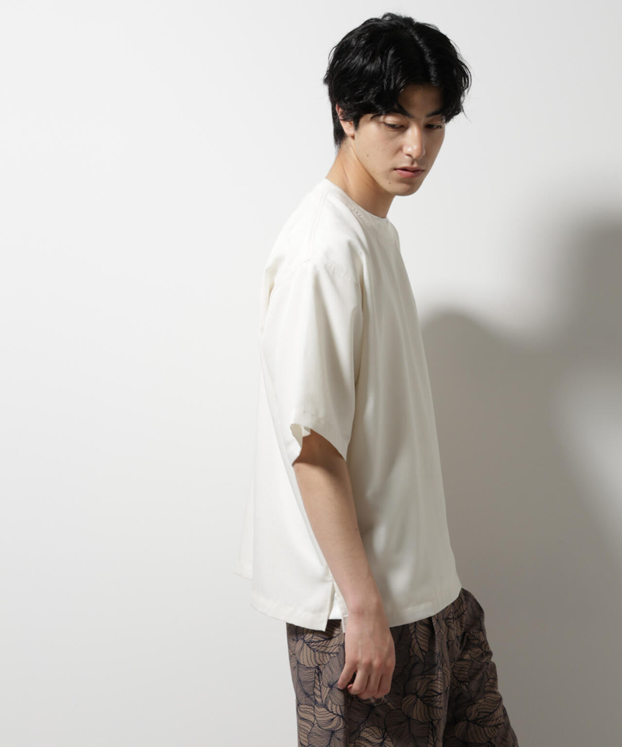 テックリネン布帛Tシャツ 半袖 6725124222