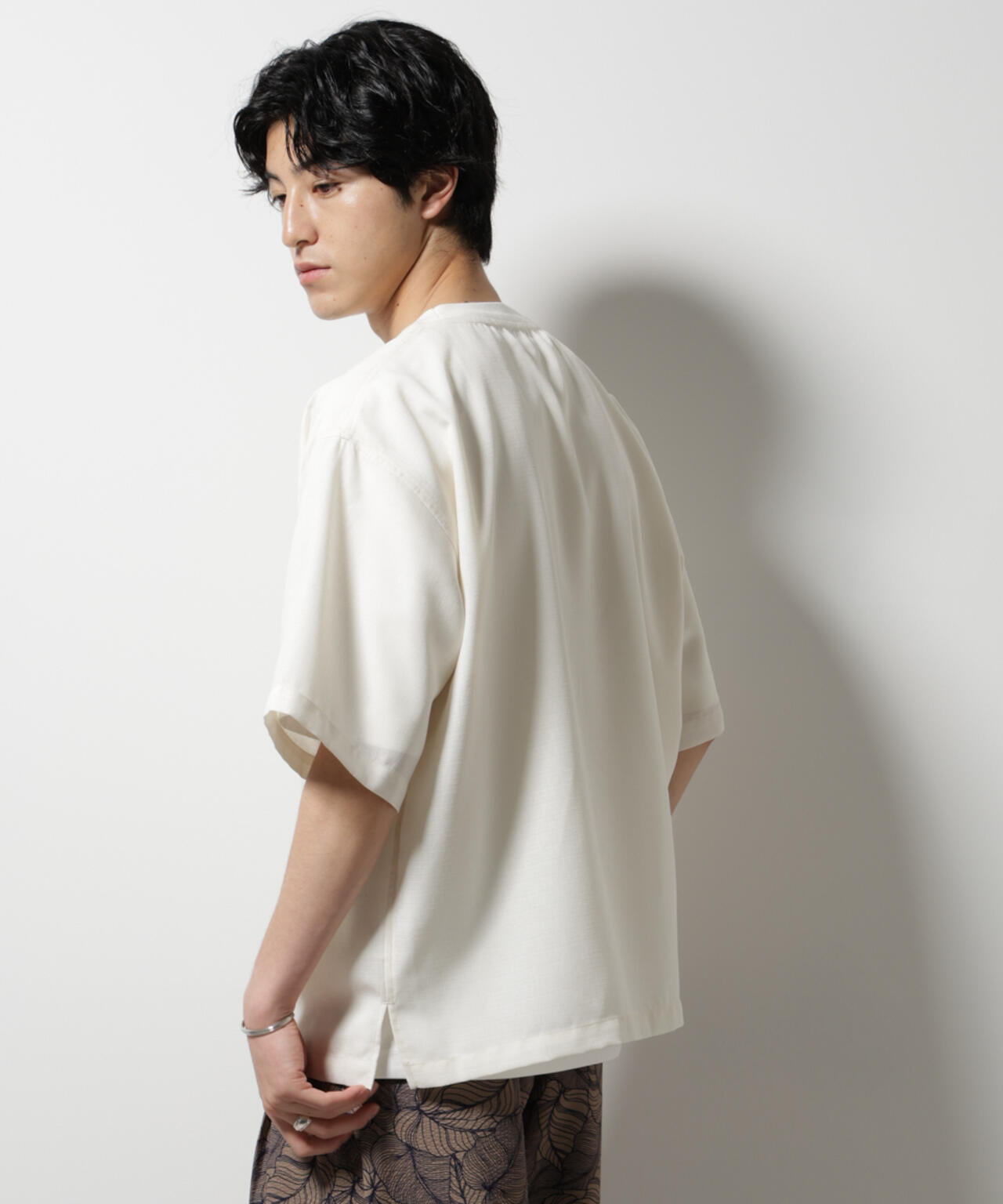テックリネン布帛Tシャツ 半袖 6725124222