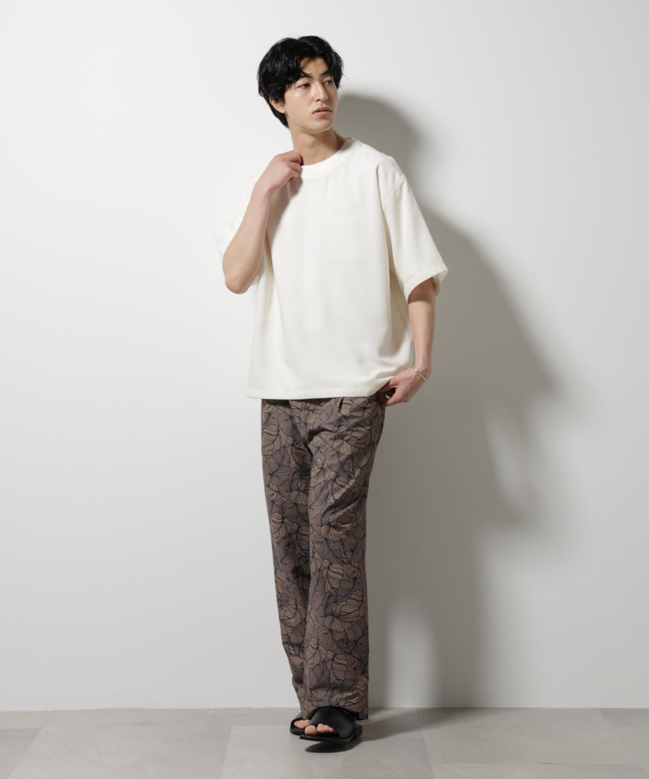 テックリネン布帛Tシャツ 半袖 6725124222