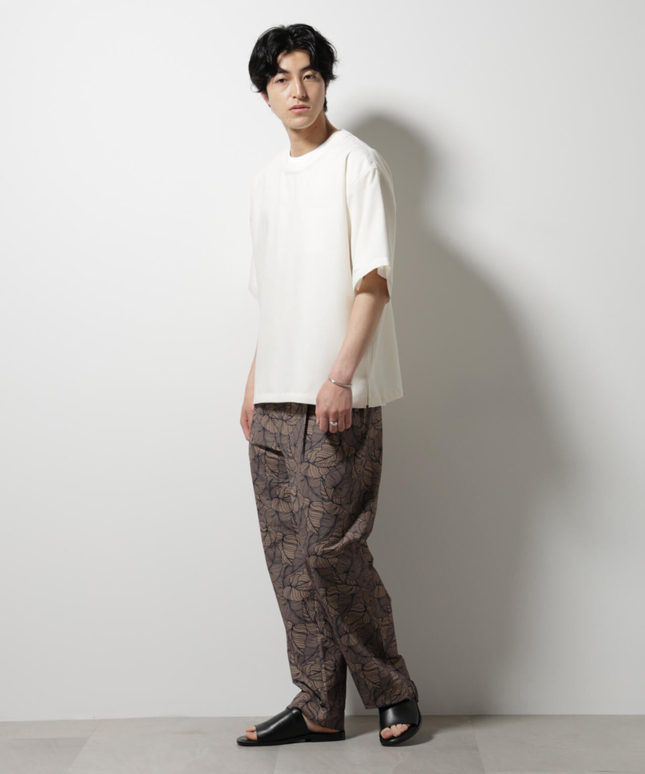 テックリネン布帛Tシャツ 半袖 6725124222