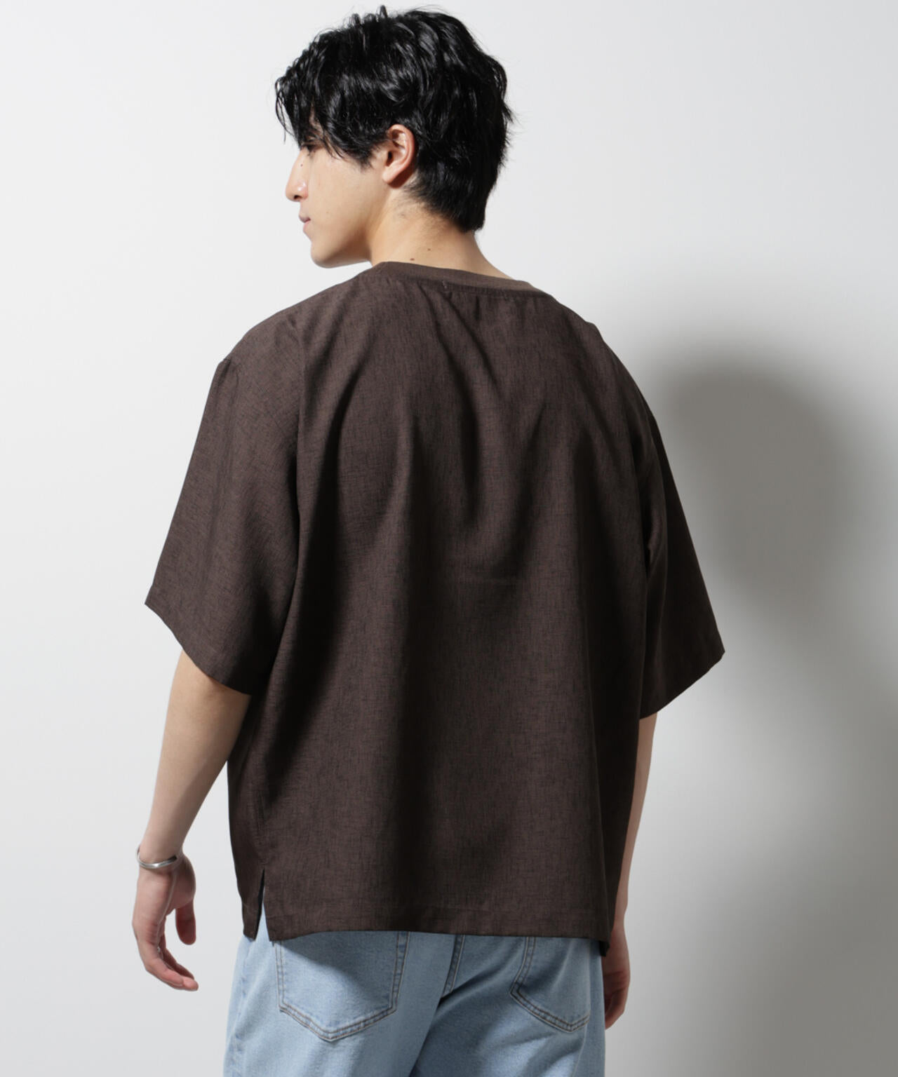 テックリネン布帛Tシャツ 半袖 6725124222