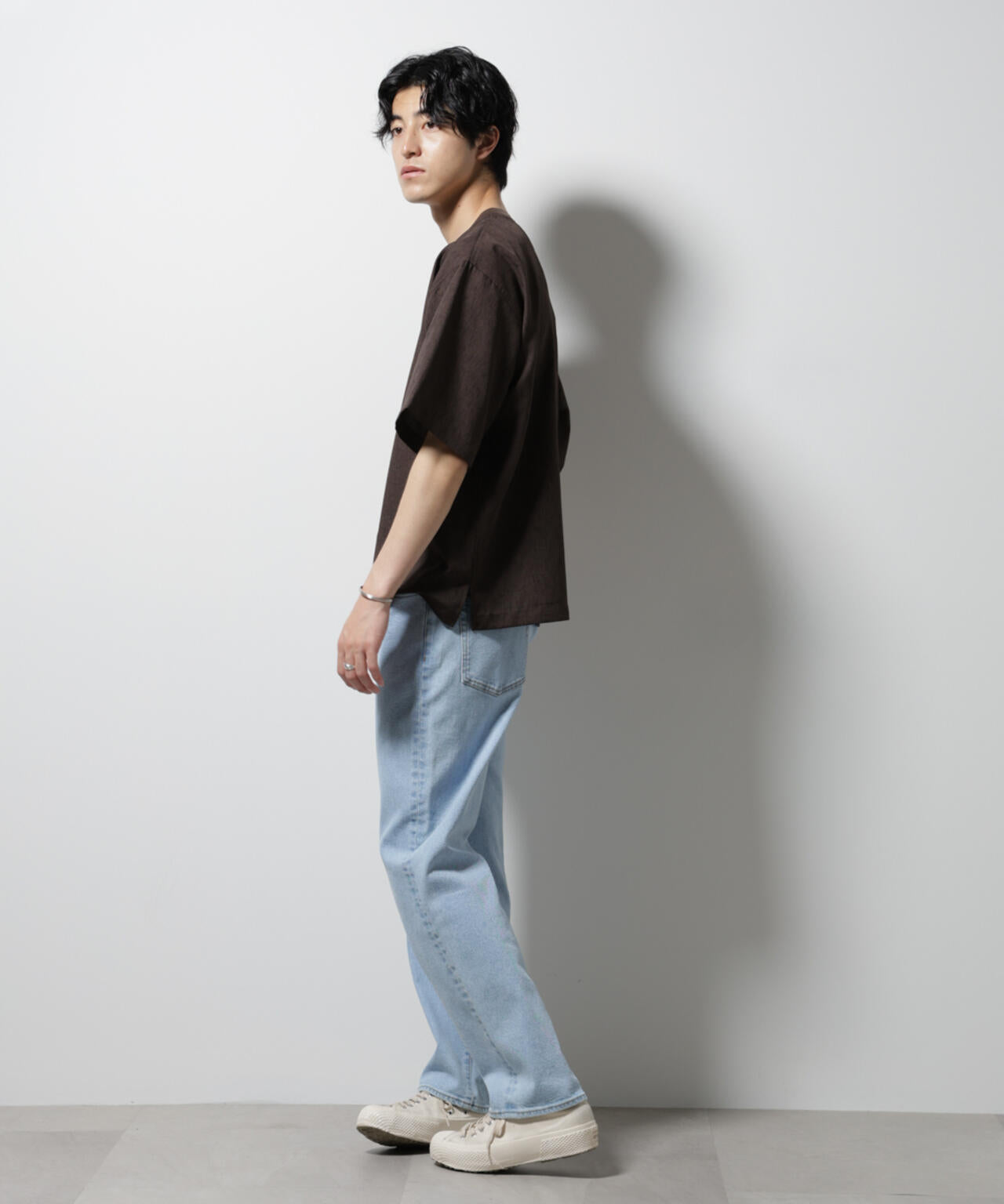 テックリネン布帛Tシャツ 半袖 6725124222