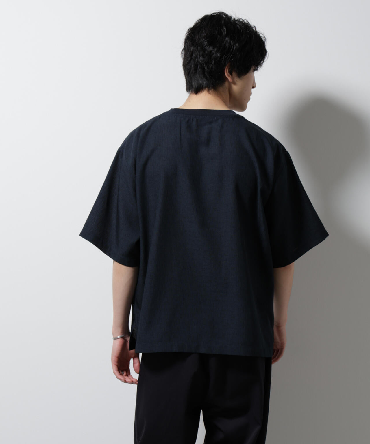 テックリネン布帛Tシャツ 半袖 6725124222