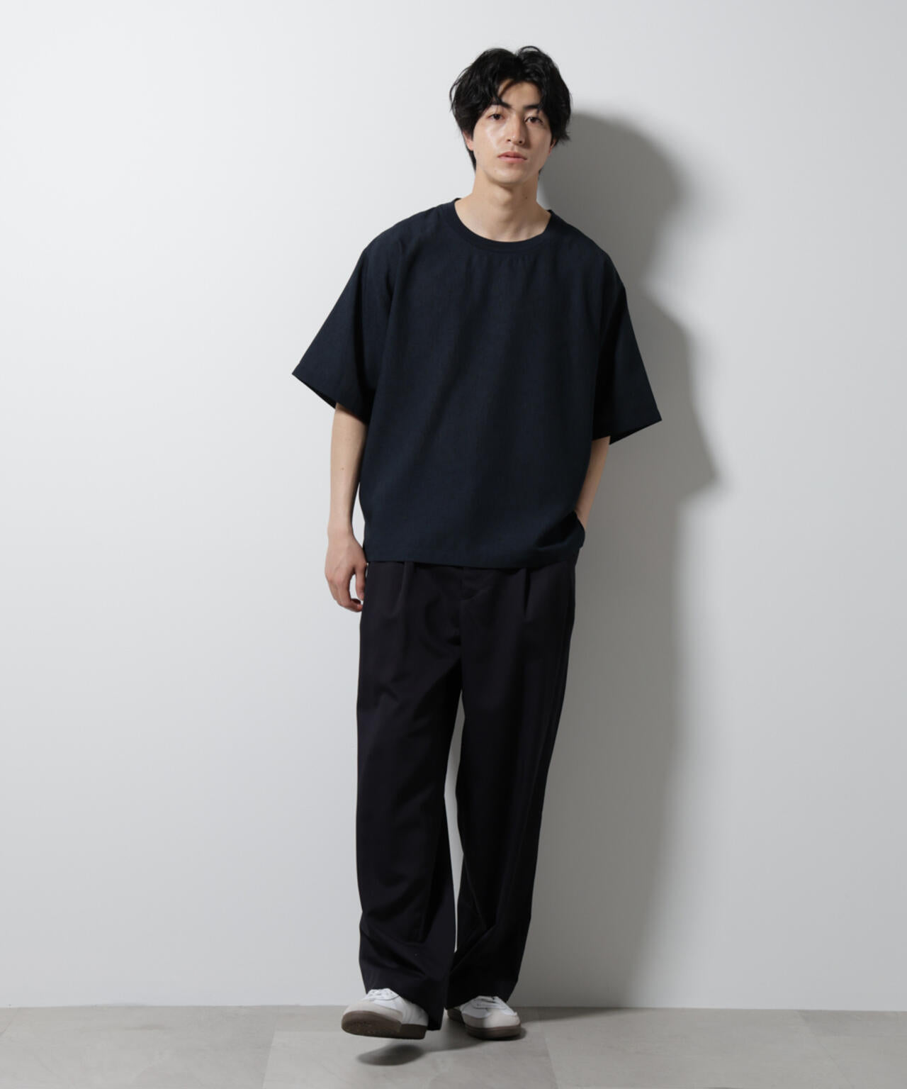 テックリネン布帛Tシャツ 半袖 6725124222