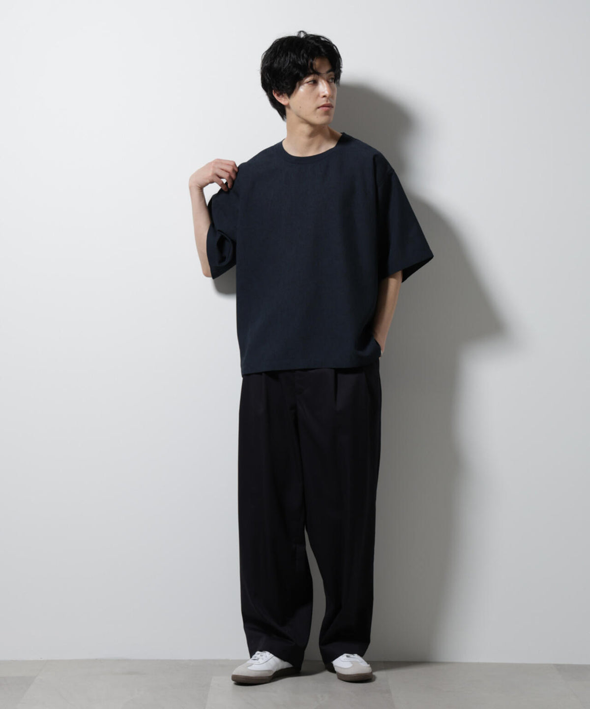 テックリネン布帛Tシャツ 半袖 6725124222