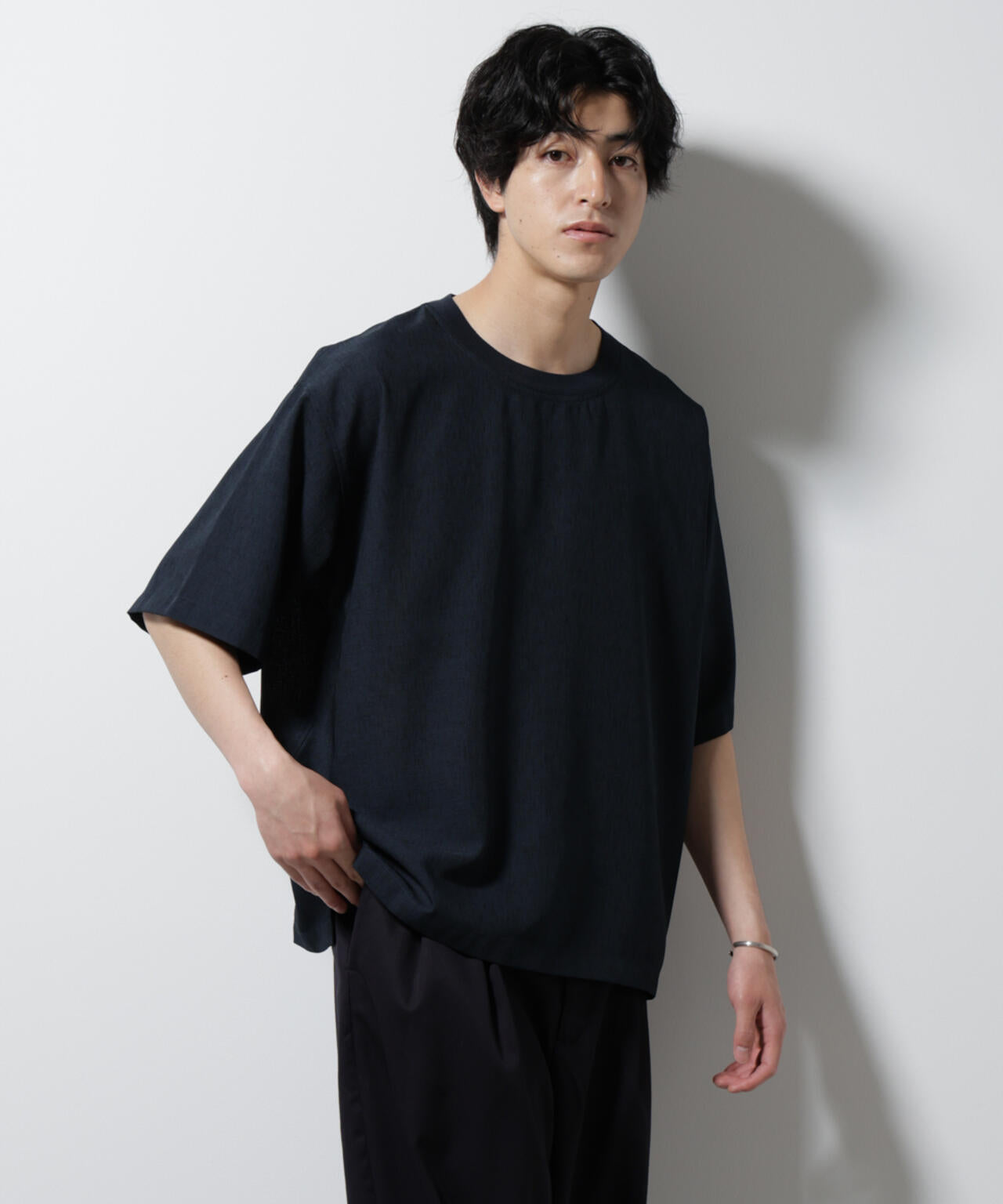 テックリネン布帛Tシャツ 半袖 6725124222