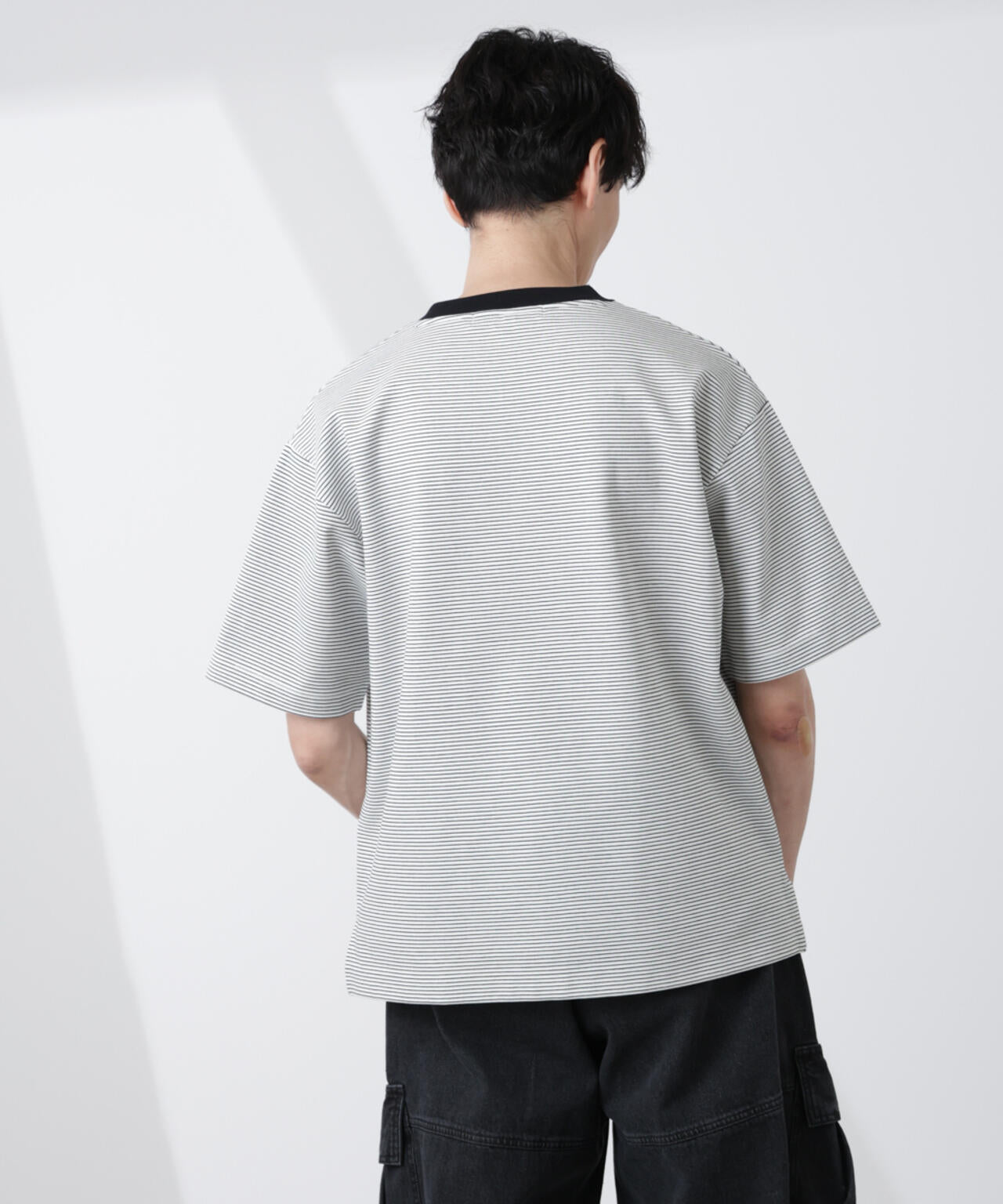 ワイドシルエットボーダーTシャツ 6725124232