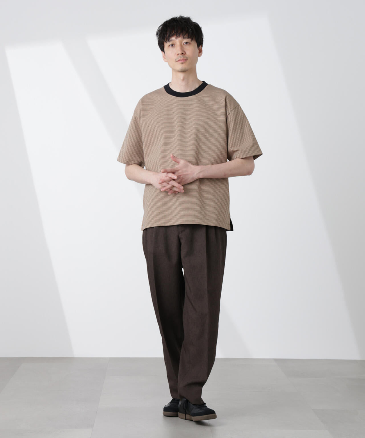 ワイドシルエットボーダーTシャツ 6725124232