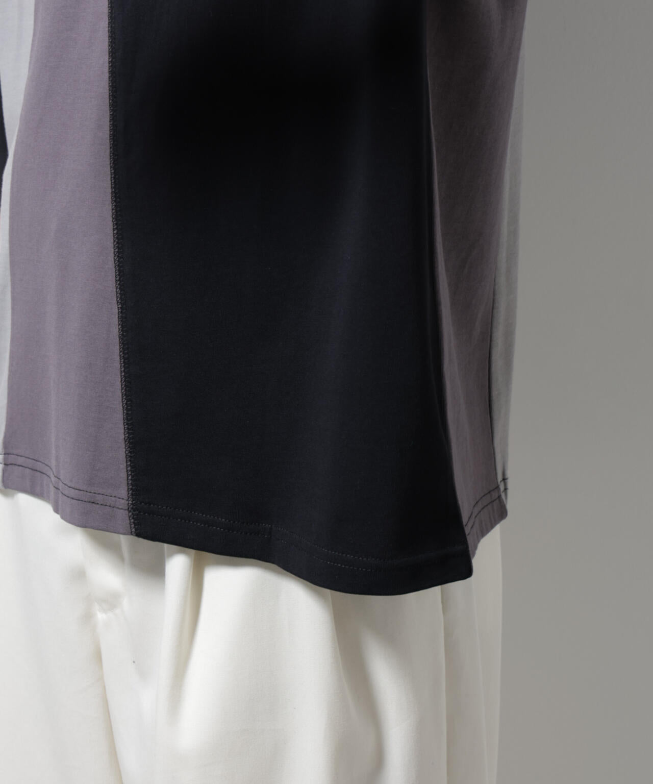 デザイン切替クルーネックTシャツ 半袖 6725124233