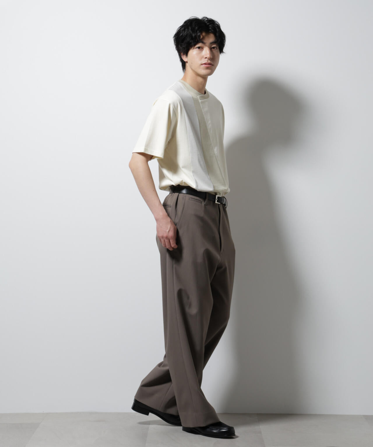 デザイン切替クルーネックTシャツ 半袖 6725124233
