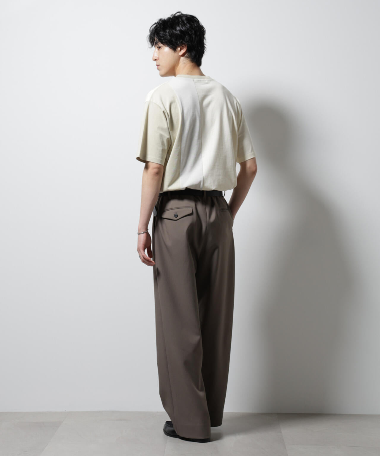デザイン切替クルーネックTシャツ 半袖 6725124233