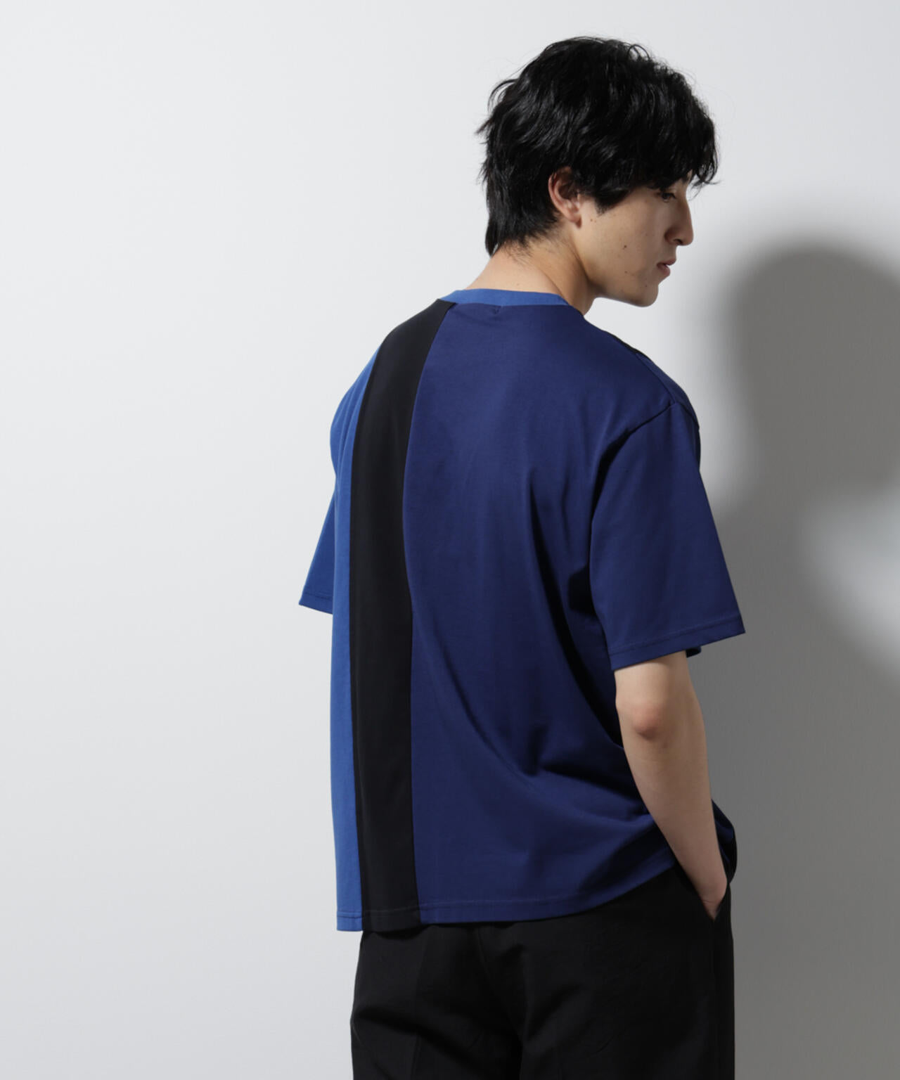 デザイン切替クルーネックTシャツ 半袖 6725124233
