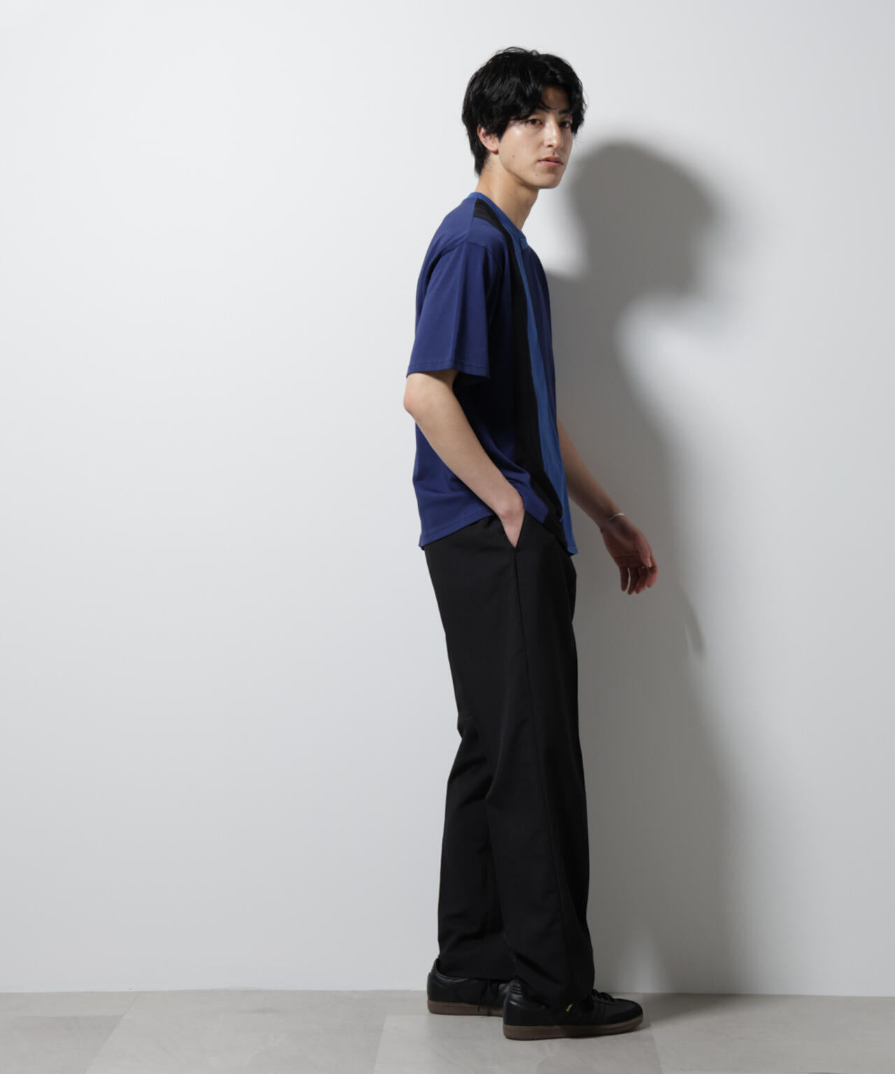 デザイン切替クルーネックTシャツ 半袖 6725124233