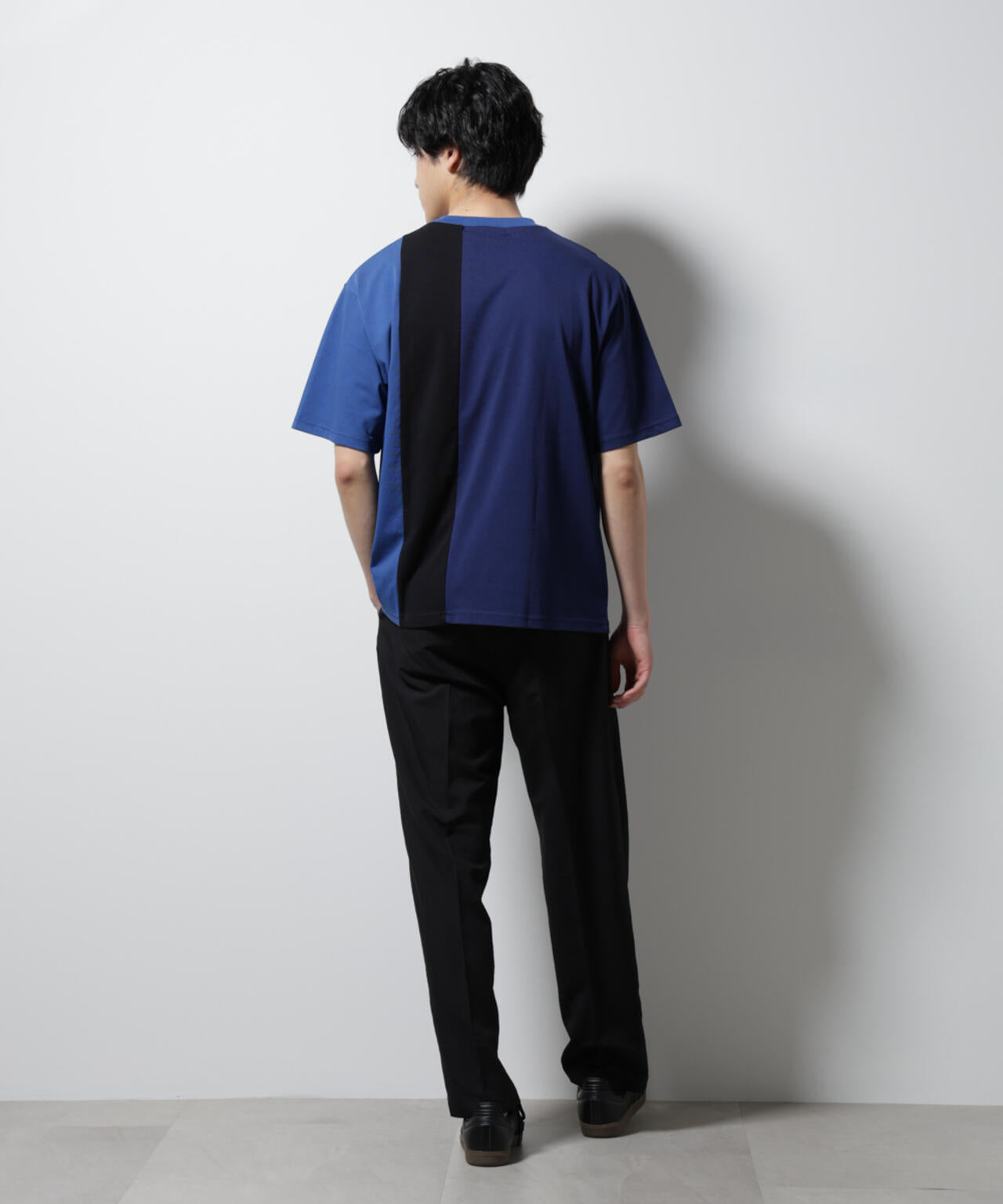デザイン切替クルーネックTシャツ 半袖 6725124233
