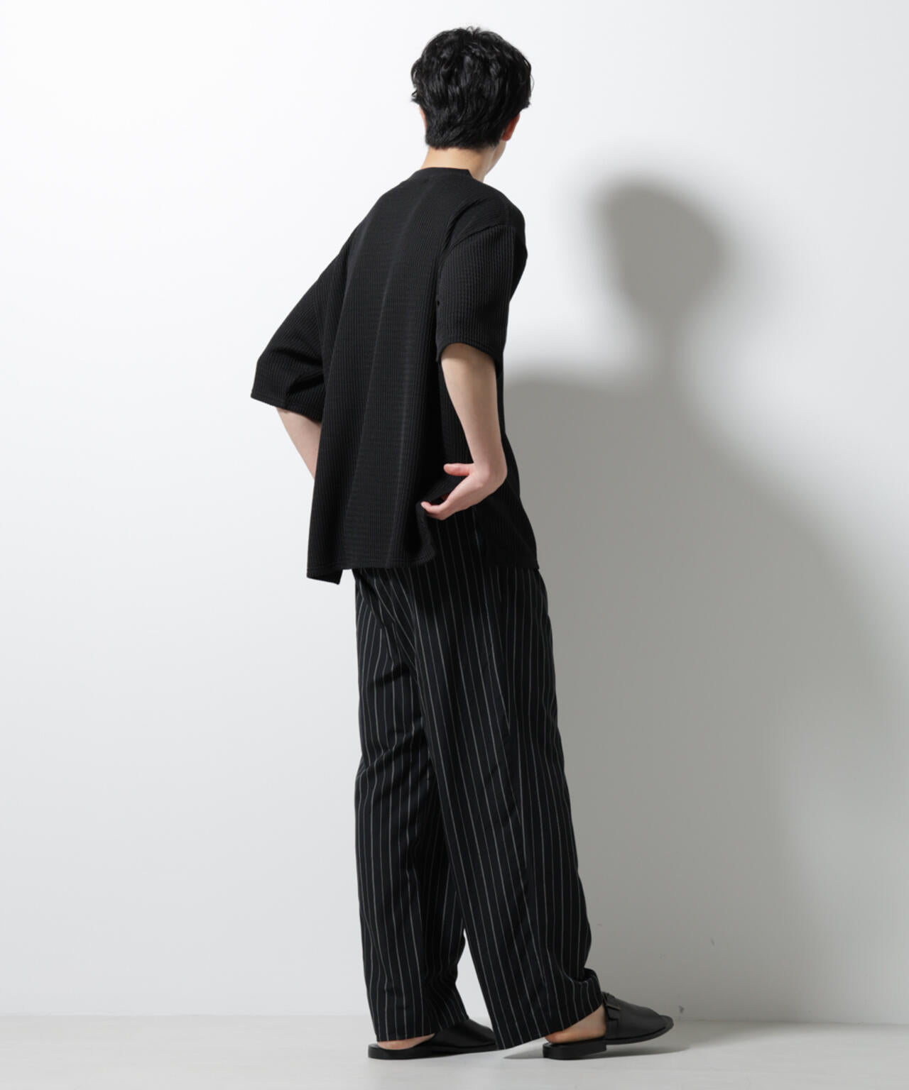 ジャガードニットソーTシャツ 半袖(セットアップ可) 6725124241