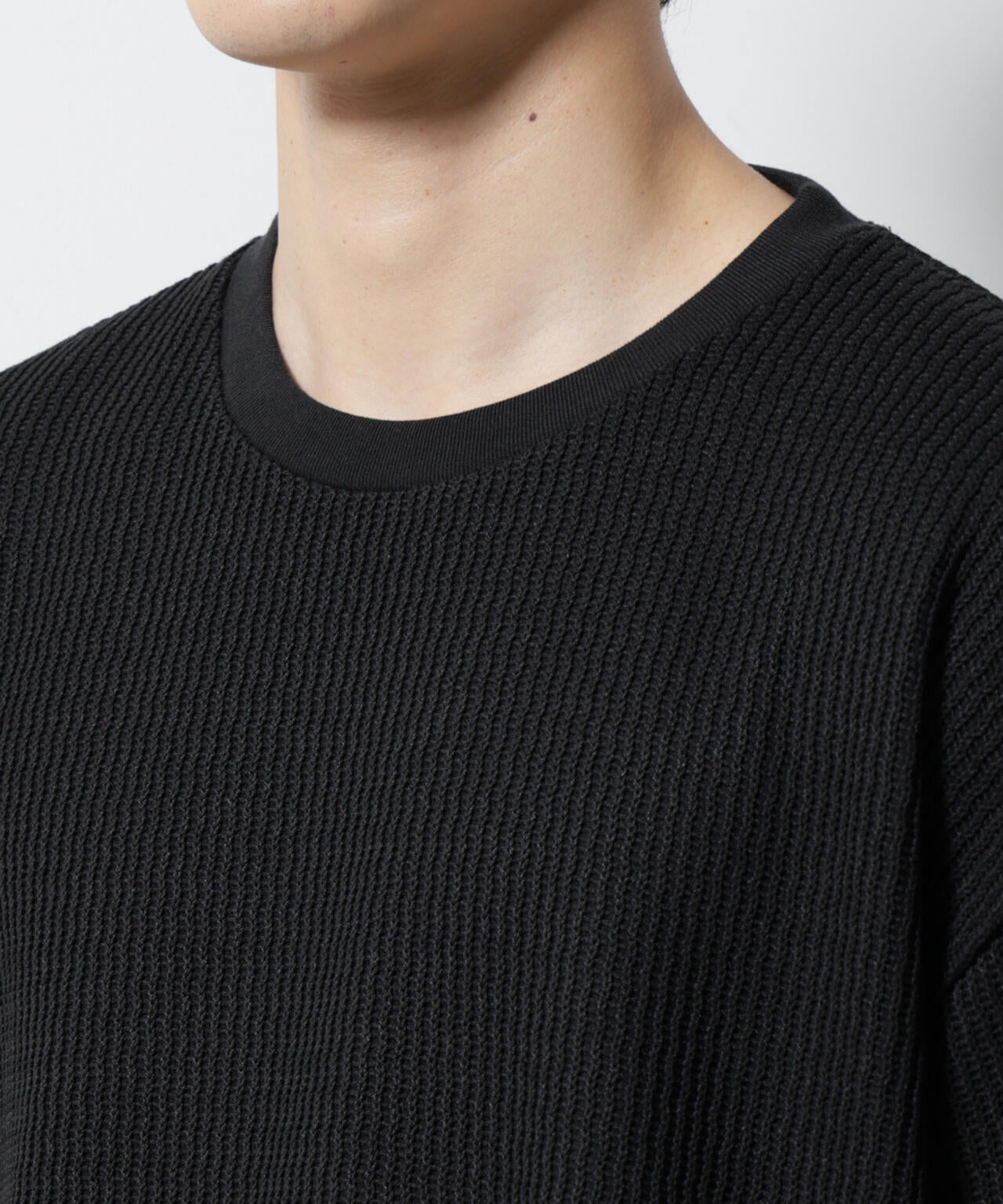 ジャガードニットソーTシャツ 半袖(セットアップ可) 6725124241