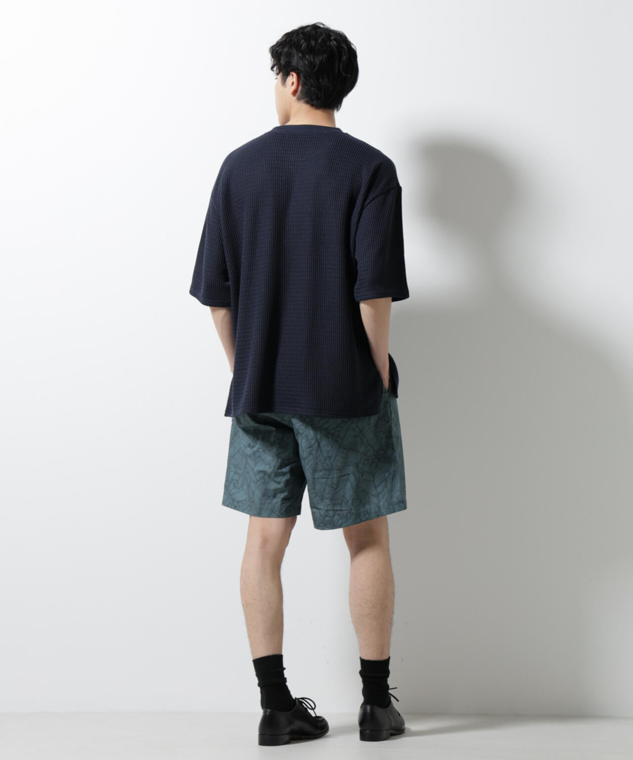 ジャガードニットソーTシャツ 半袖(セットアップ可) 6725124241