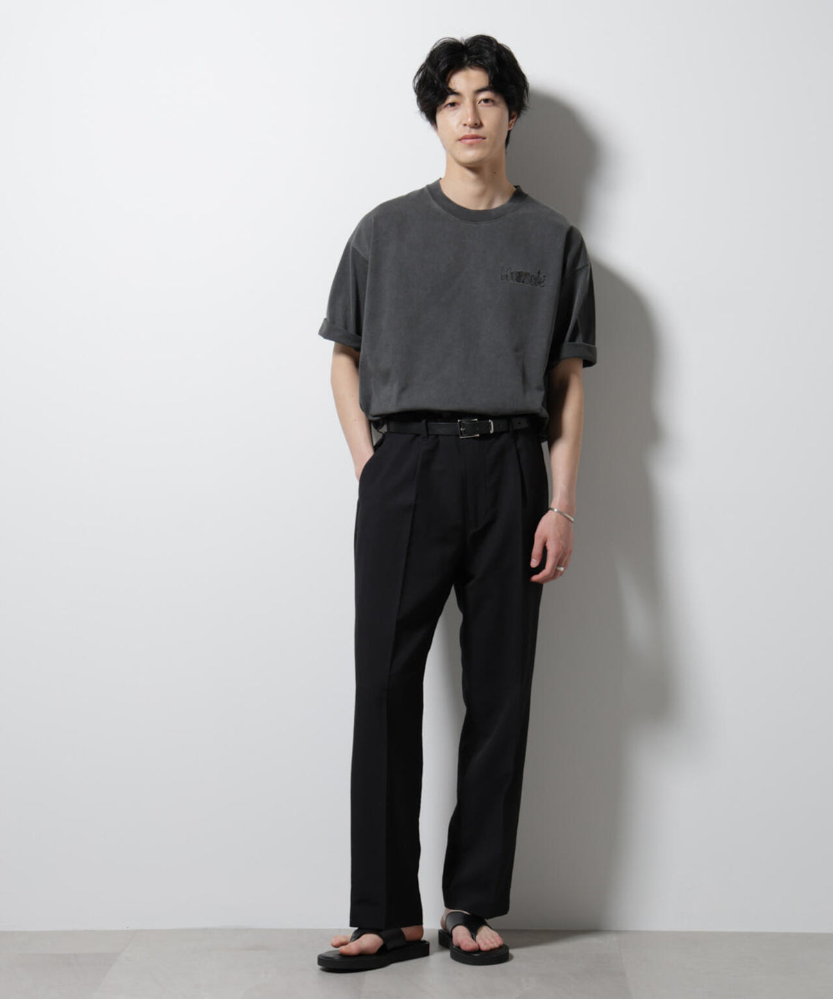 「MOFFISIE」オリジナル刺繍プリント Tシャツ 半袖 6725124243