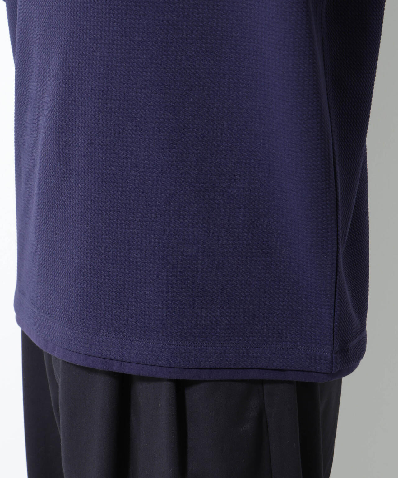 フェイクレイヤードキーネックTシャツ 半袖 6725124246