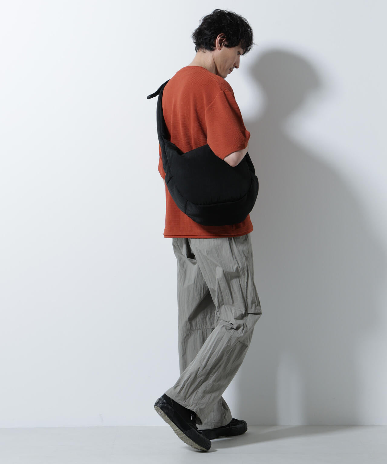 フェイクレイヤードキーネックTシャツ 半袖 6725124246