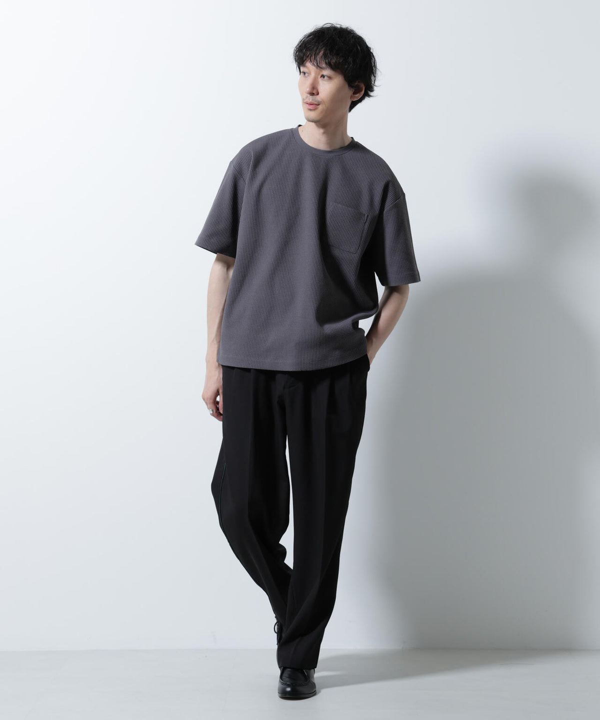 ドライソフトワッフルTシャツ 半袖 6725124251