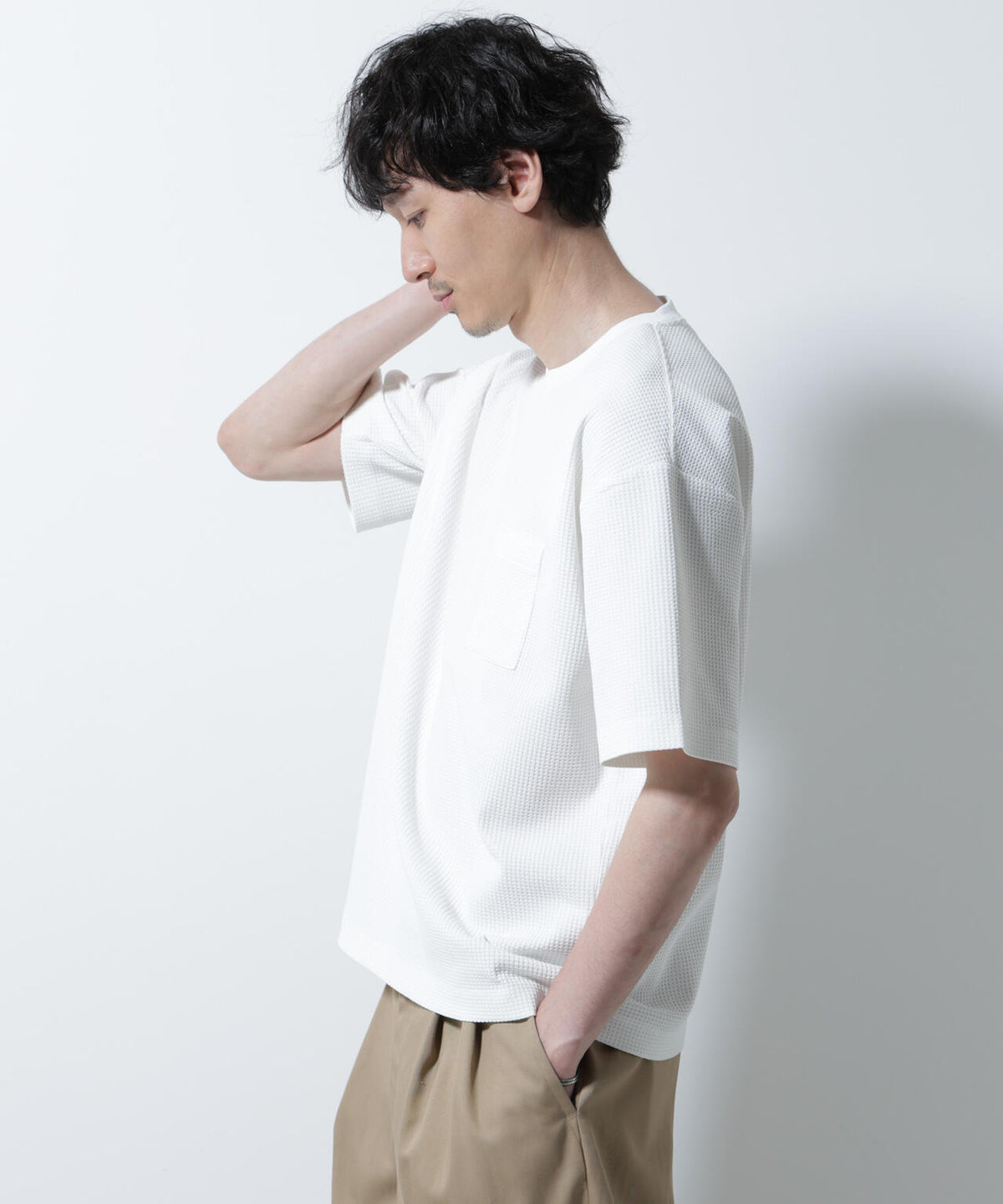 ドライソフトワッフルTシャツ 半袖 6725124251