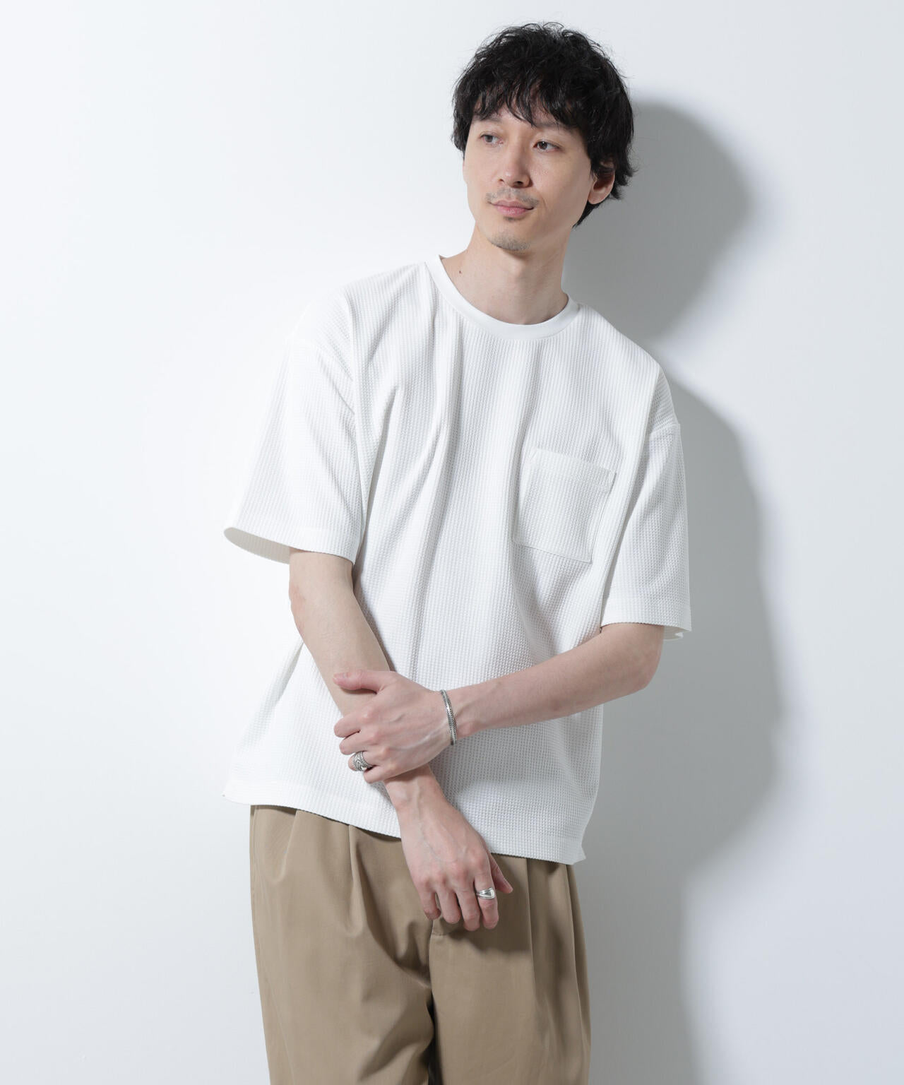 ドライソフトワッフルTシャツ 半袖 6725124251