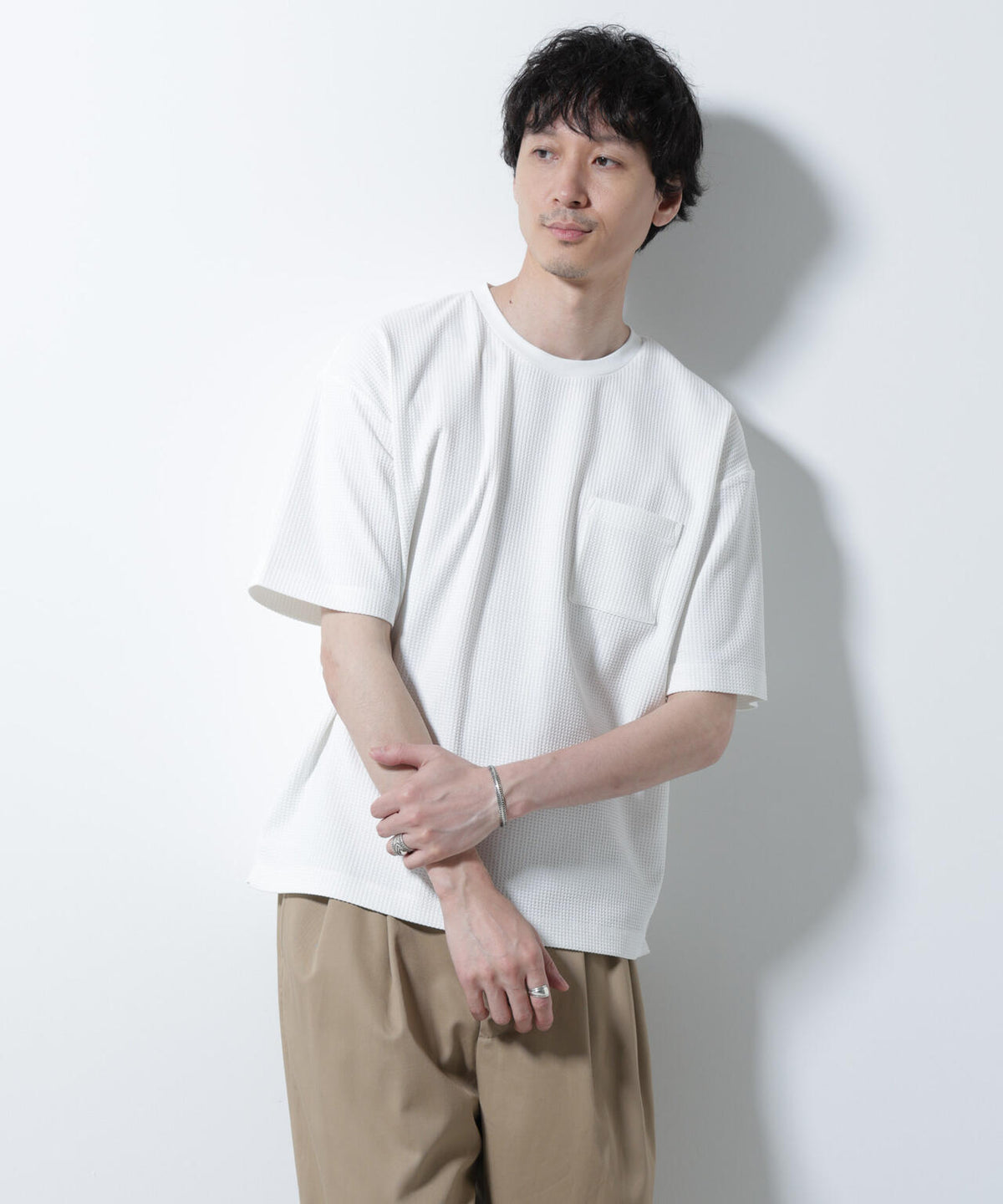 ドライソフトワッフルTシャツ 半袖 6725124251