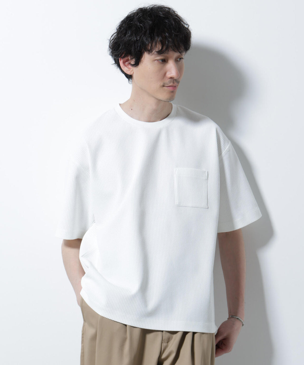 ドライソフトワッフルTシャツ 半袖 6725124251