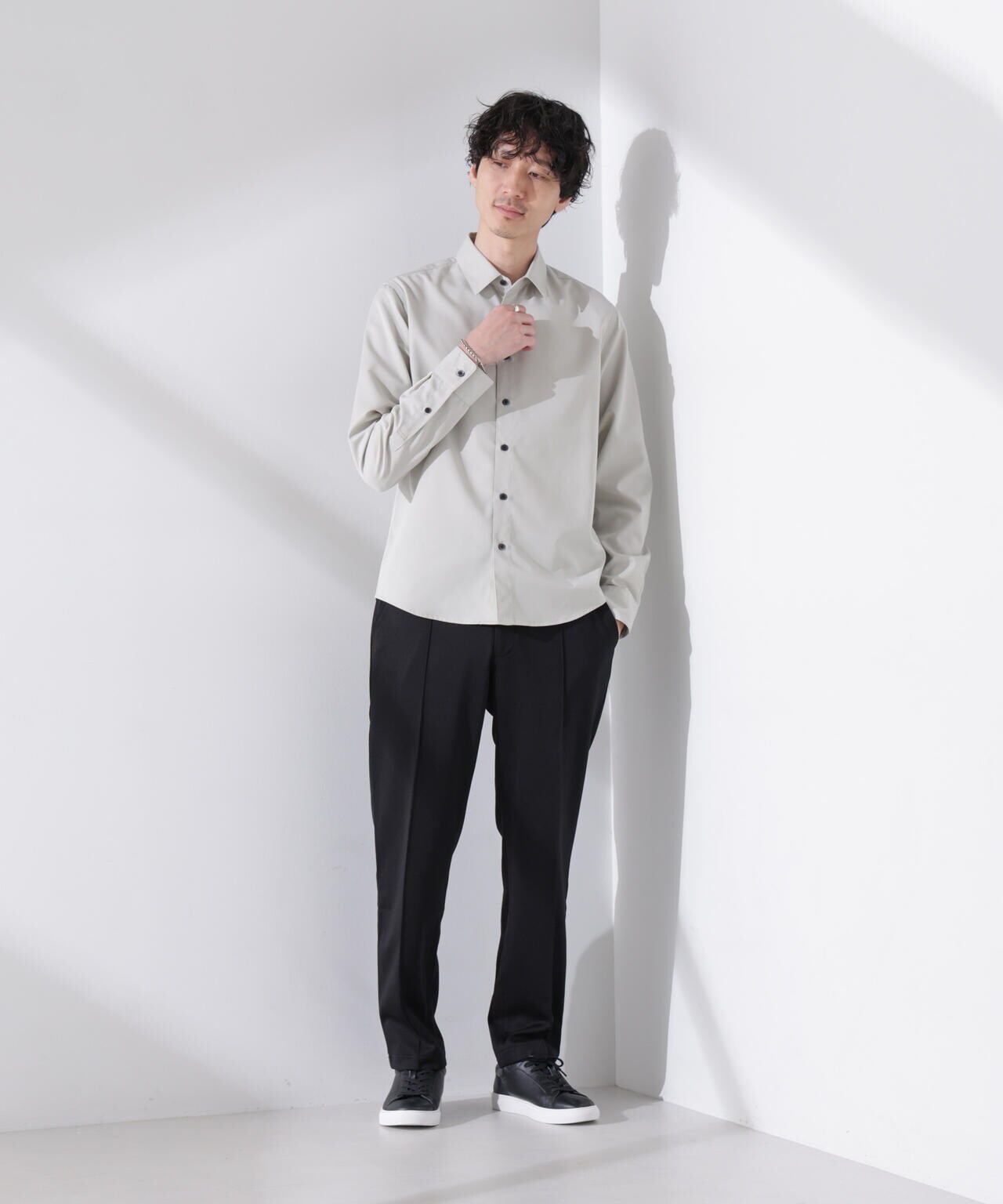 ダブルジャージーテーパードパンツ 6725127203
