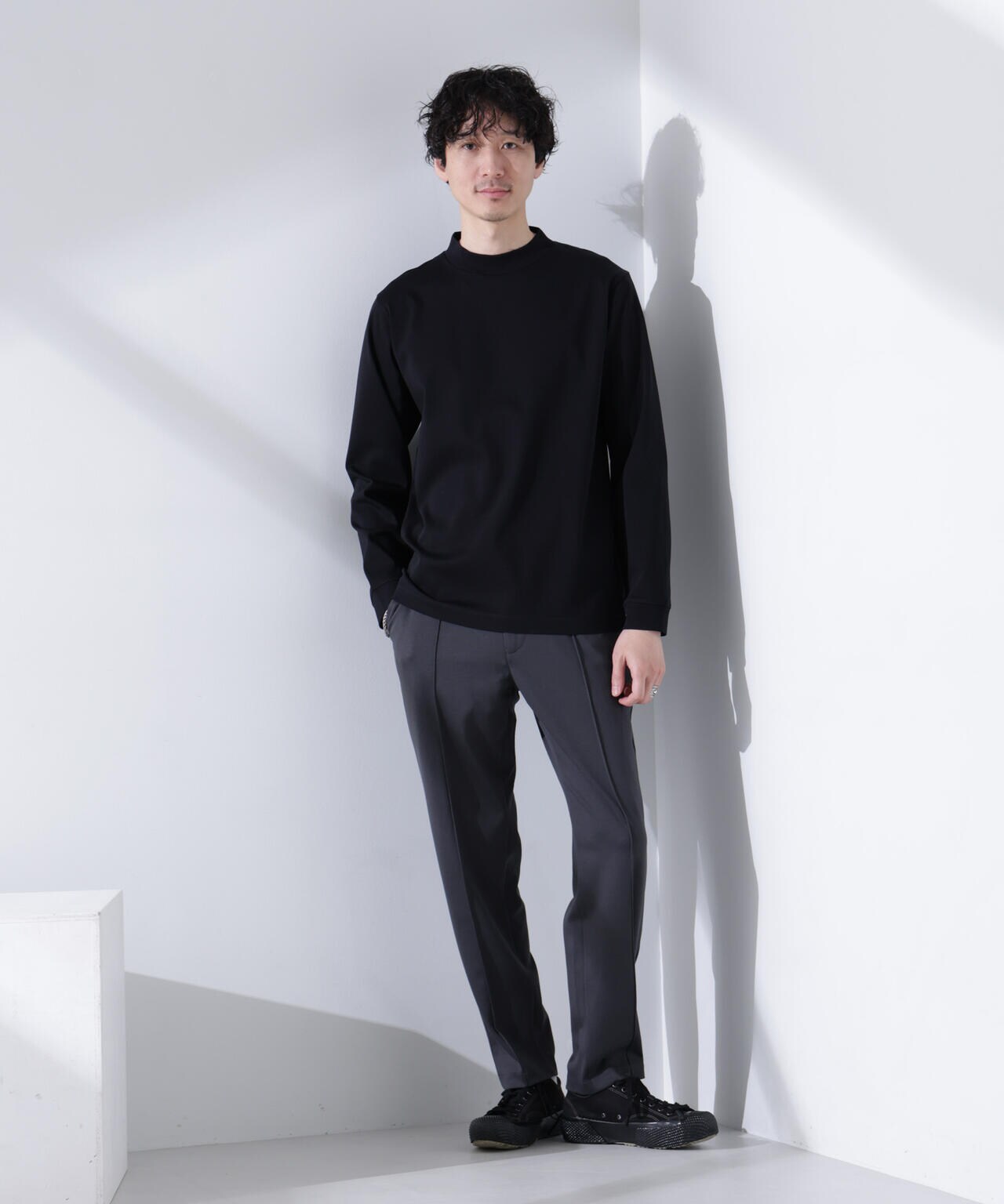 ダブルジャージーテーパードパンツ 6725127203