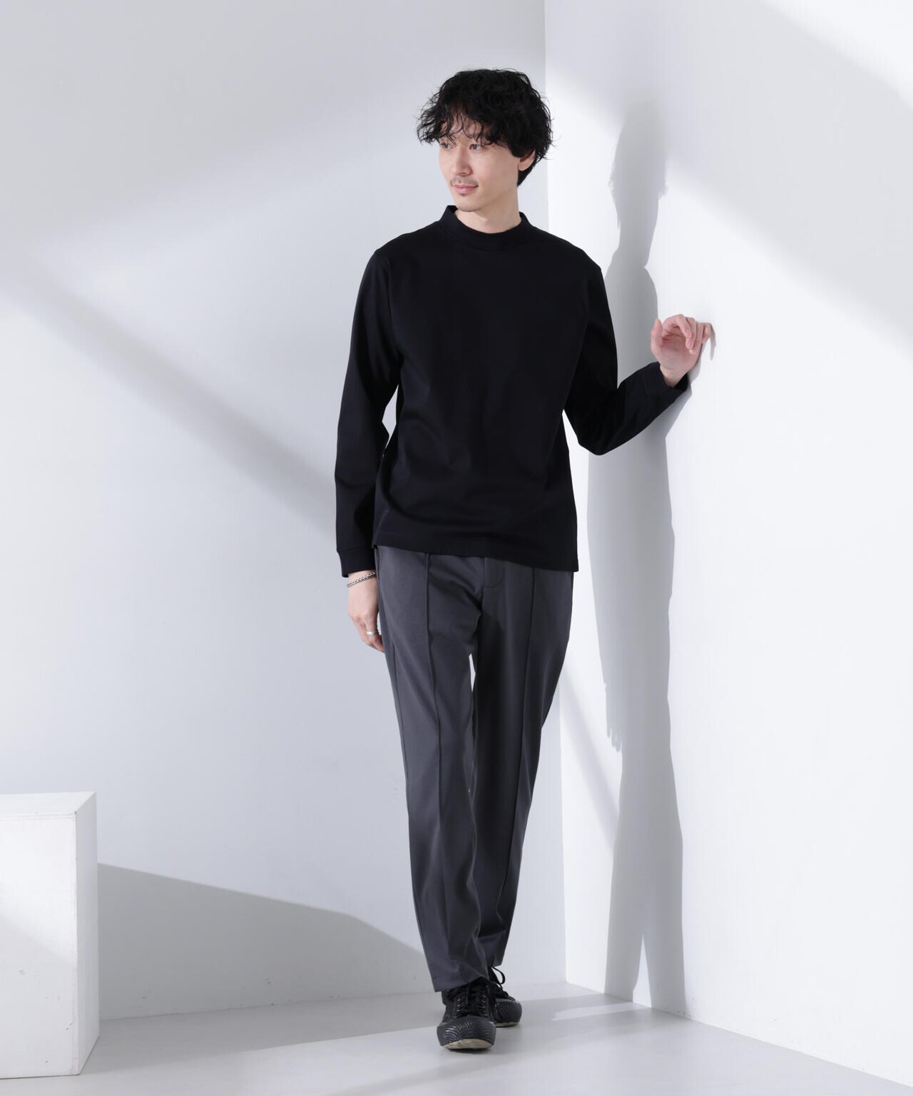 ダブルジャージーテーパードパンツ 6725127203
