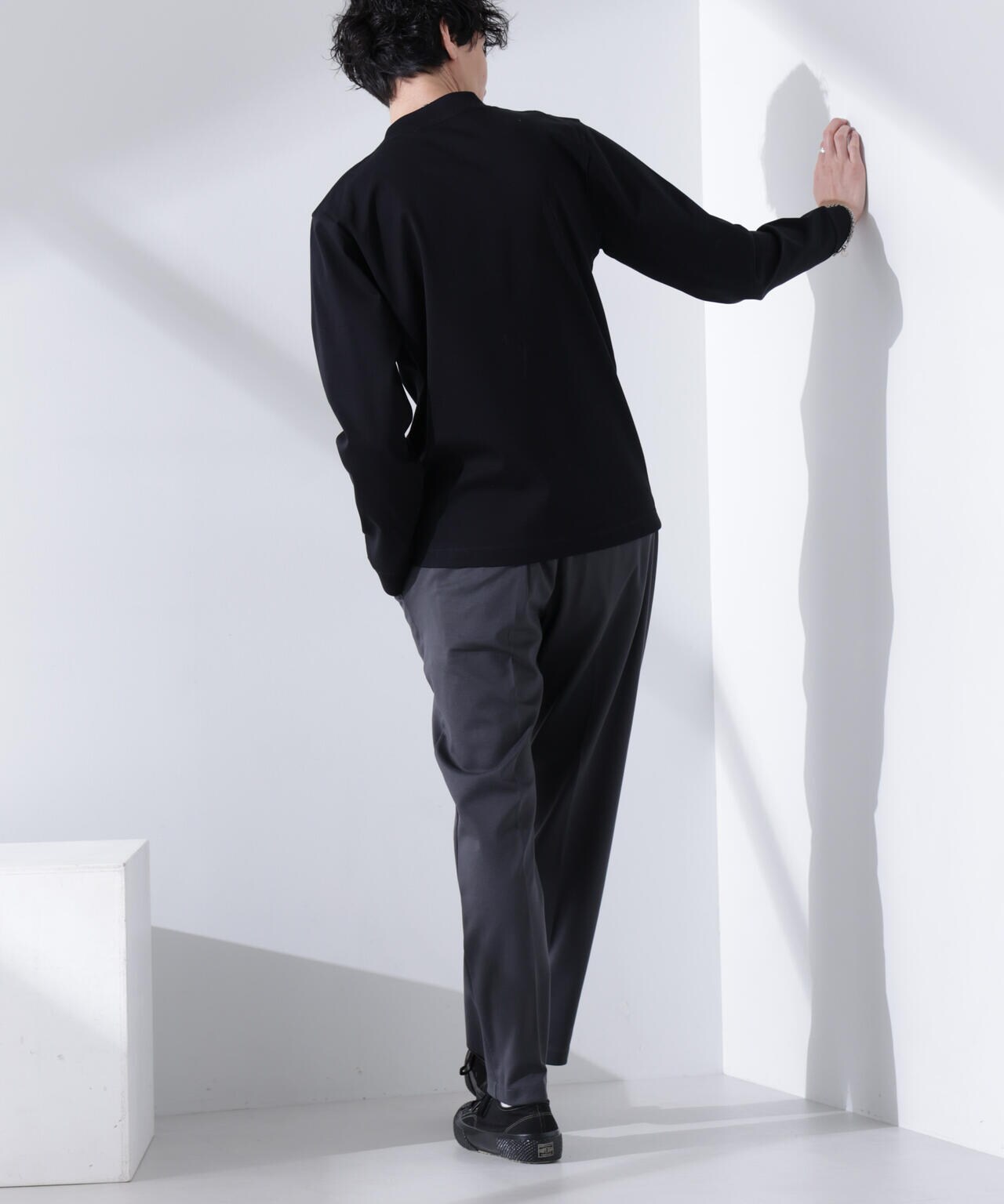 ダブルジャージーテーパードパンツ 6725127203