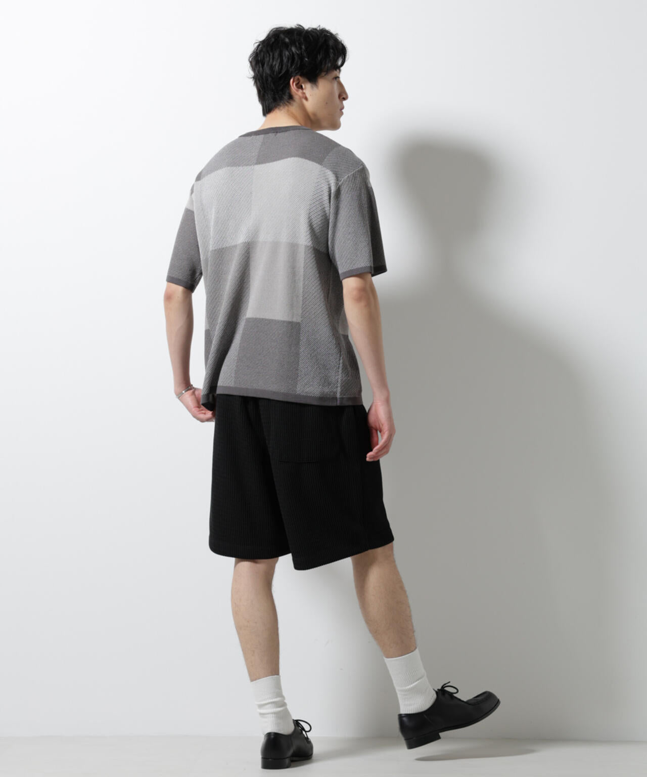 ジャガードニットソーショートパンツ(セットアップ可) 6725128205