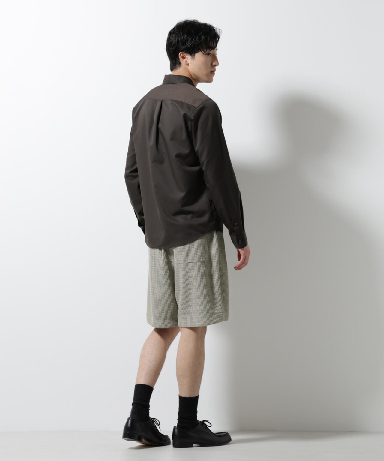 ジャガードニットソーショートパンツ(セットアップ可) 6725128205