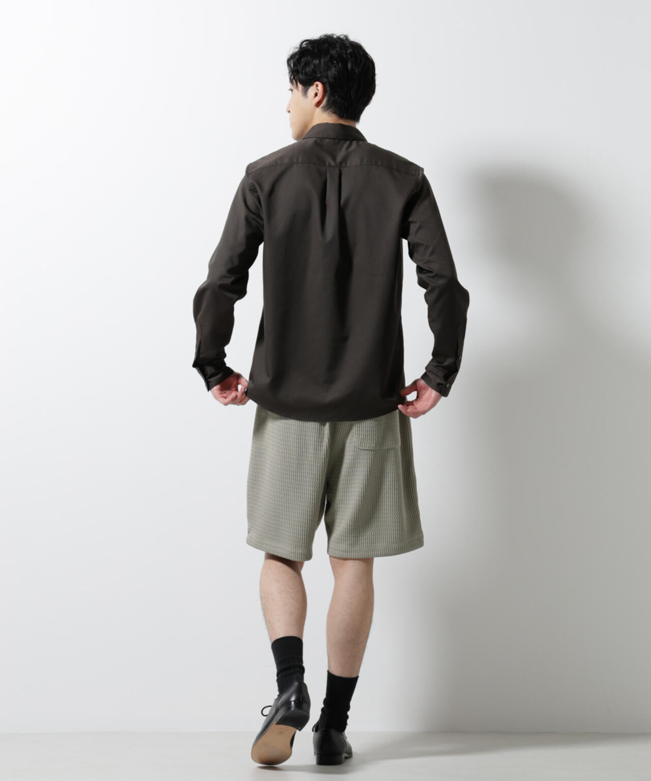 ジャガードニットソーショートパンツ(セットアップ可) 6725128205