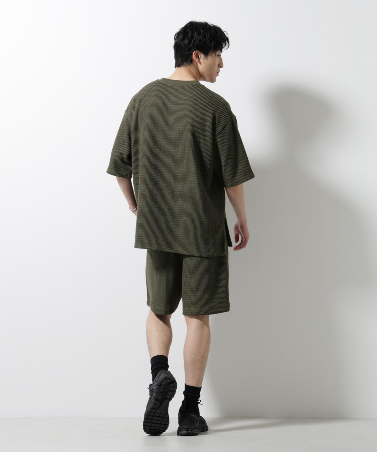 ジャガードニットソーショートパンツ(セットアップ可) 6725128205