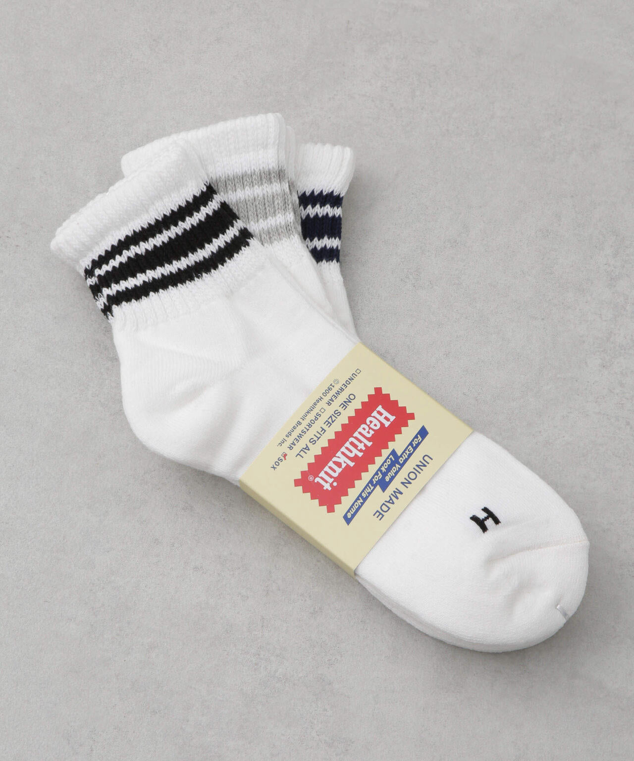 Healthknit/3本ライン ソックス アソート3足セット 6725151202