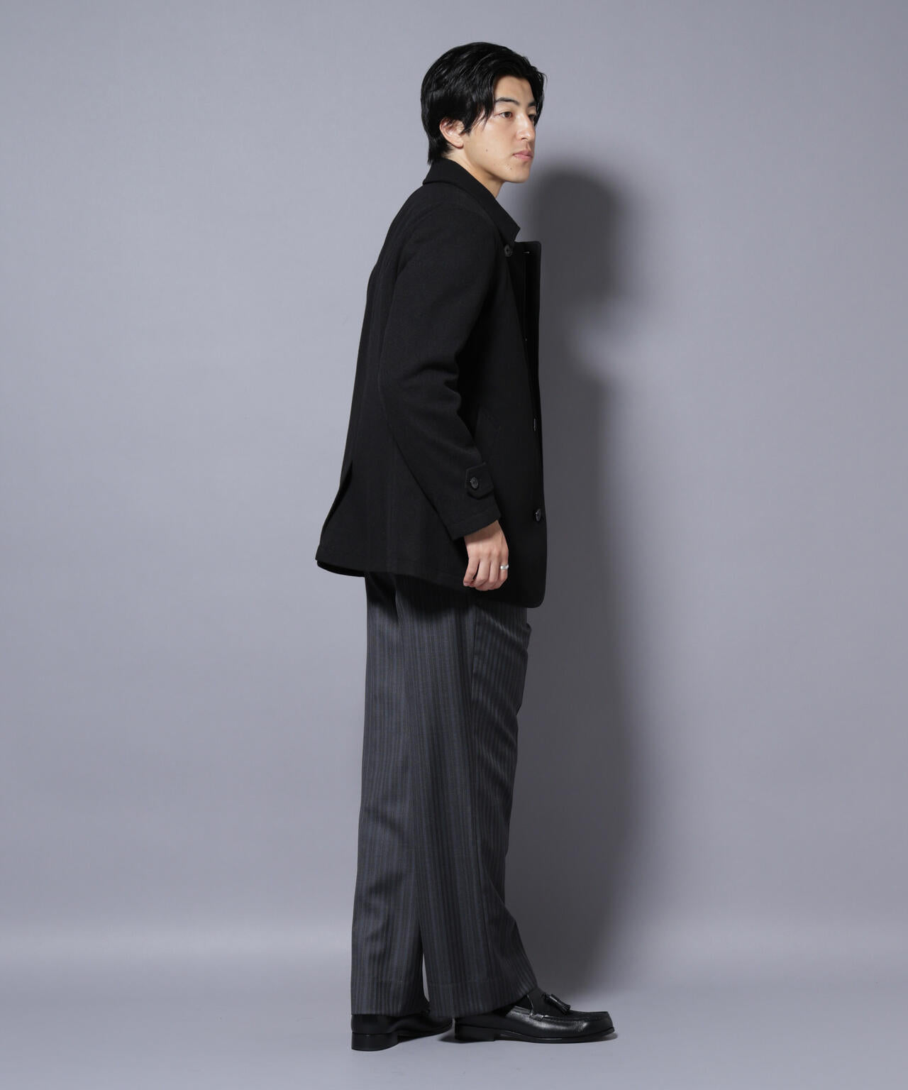 テックメルトンシングルコート 6725211205