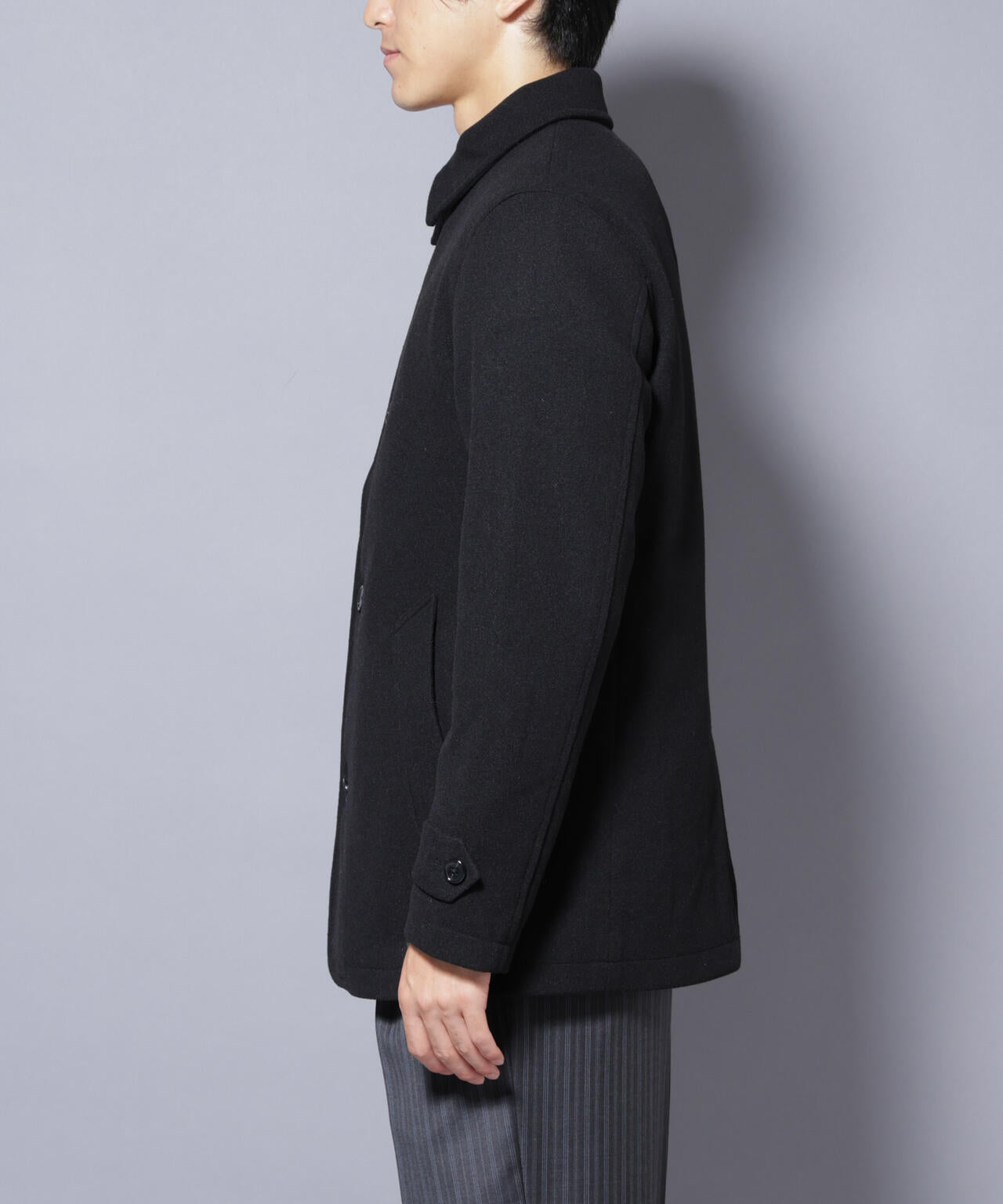 テックメルトンシングルコート 6725211205