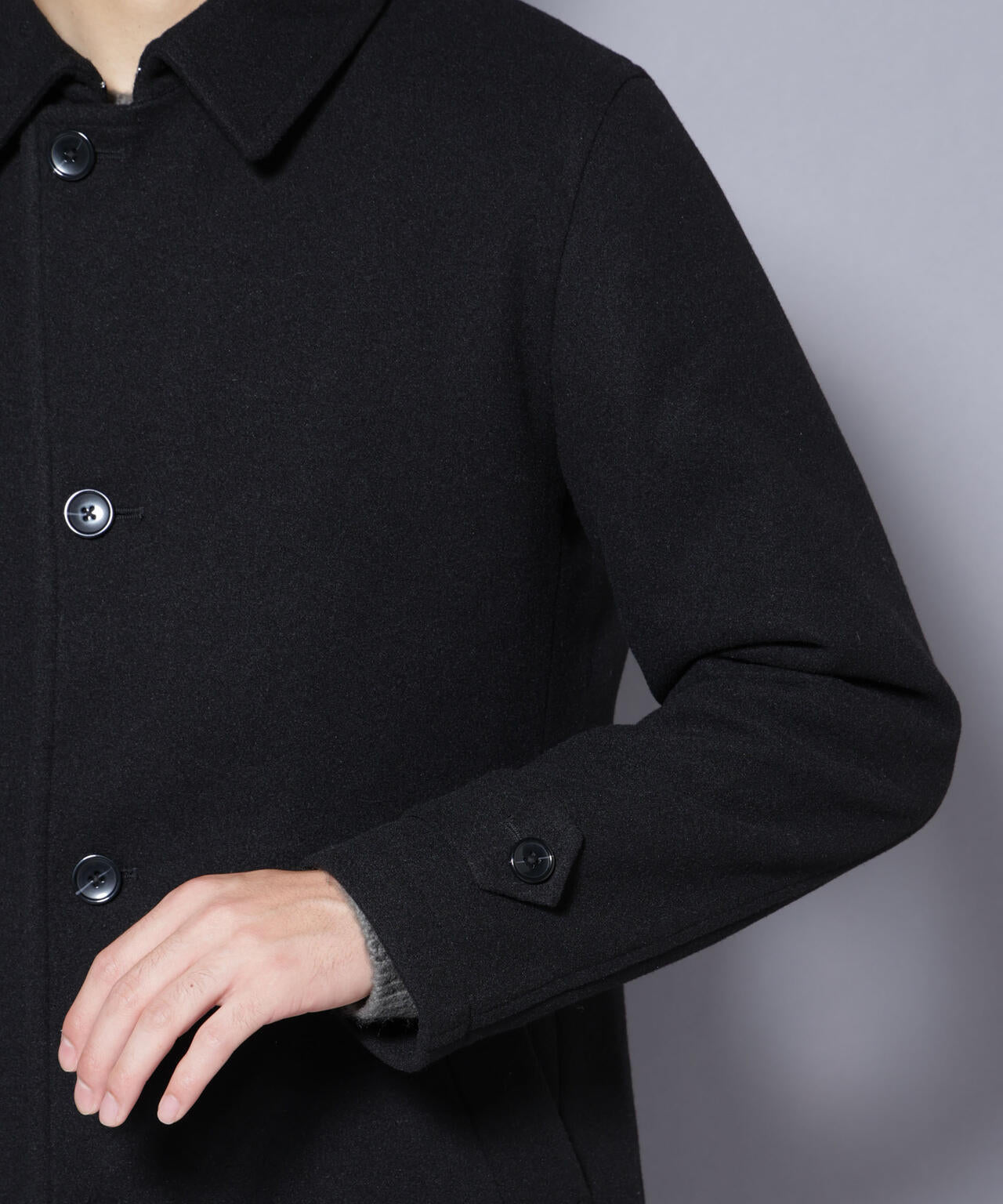 テックメルトンシングルコート 6725211205