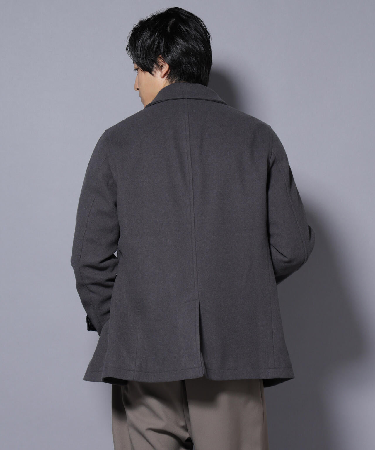 テックメルトンシングルコート 6725211205